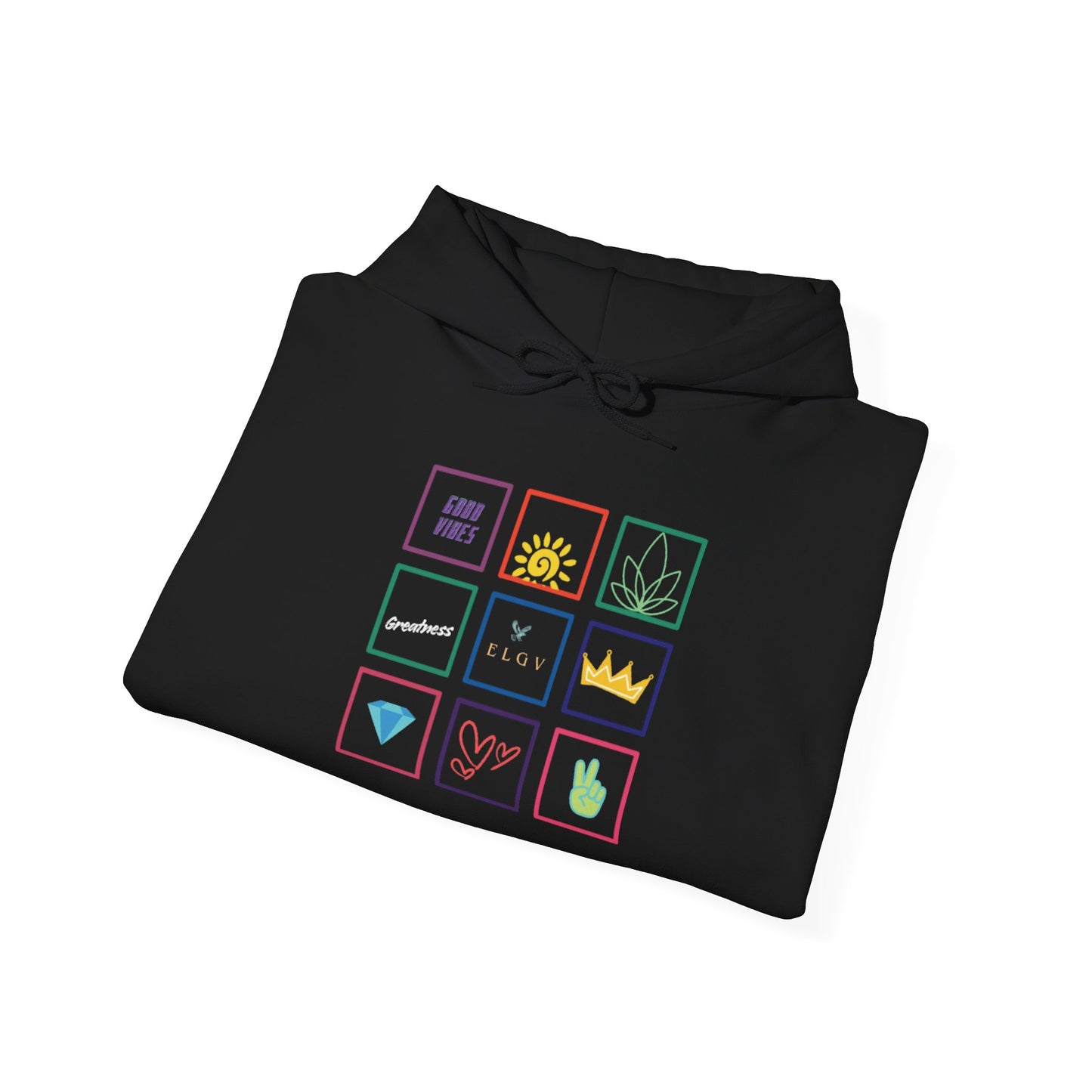 “Grid of values” hoodie