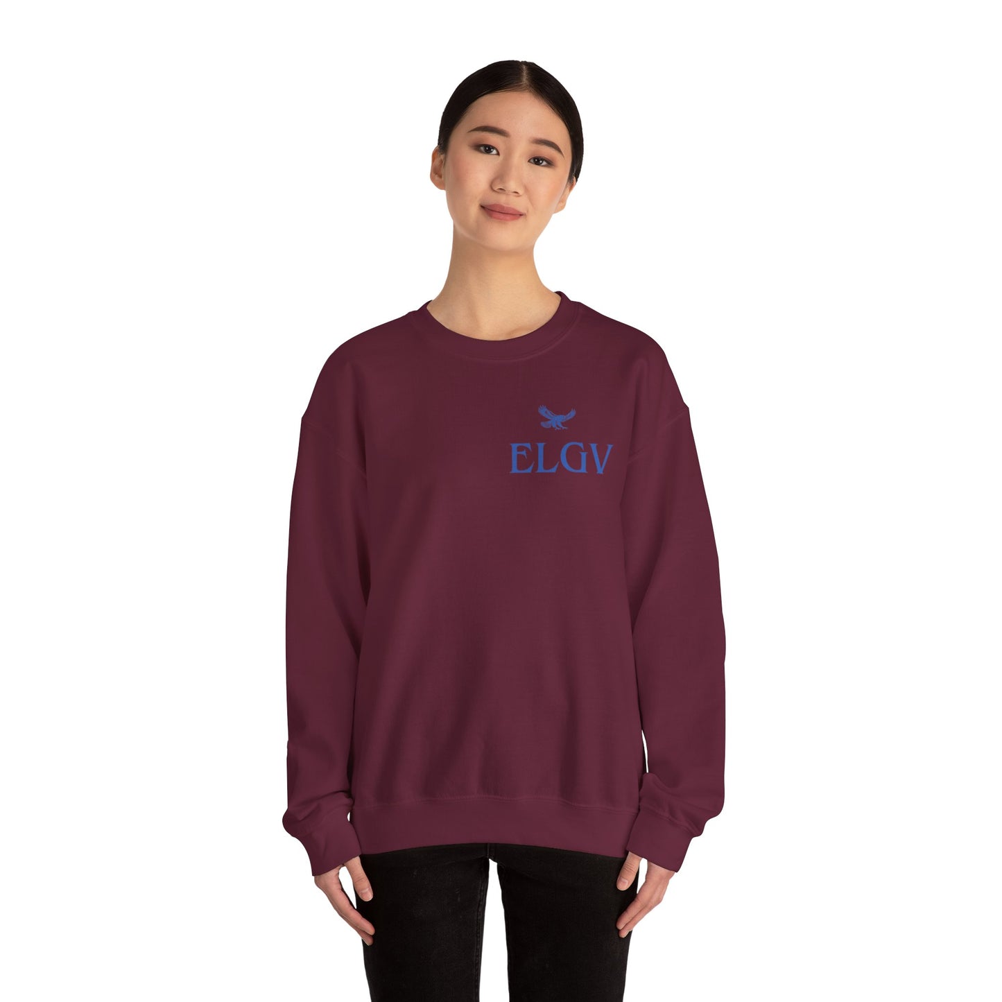 “Side ELGV logo blue” sweatshirt