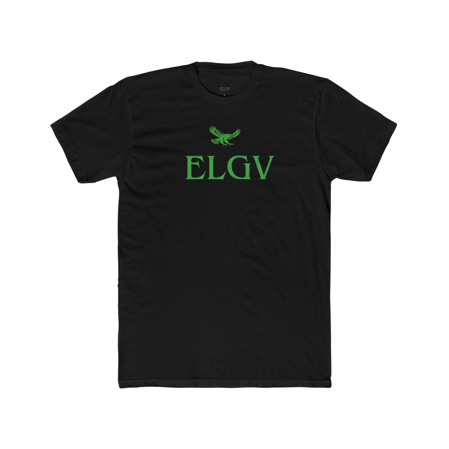 “Center ELGV logo green” tee