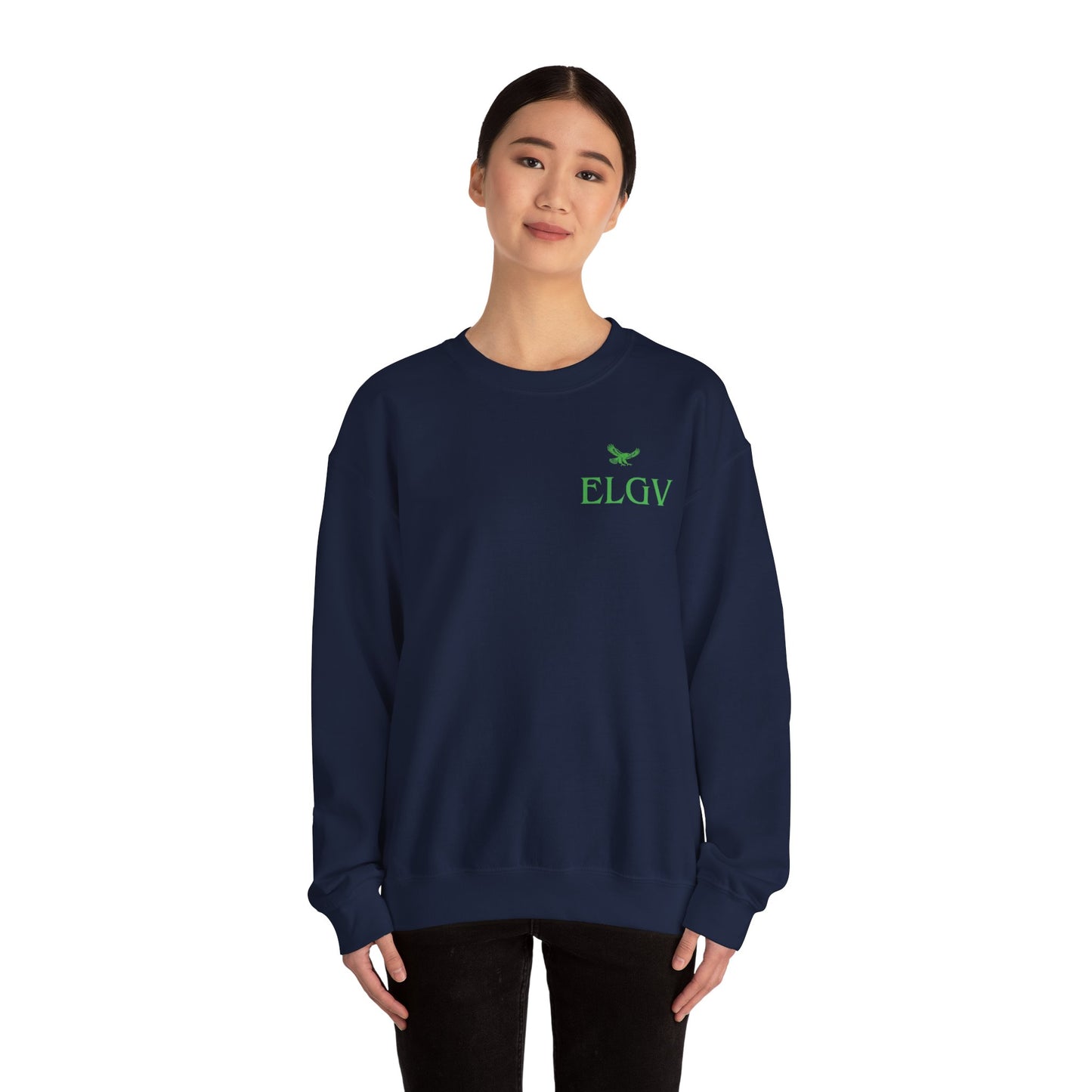 “Side ELGV logo green” sweatshirt