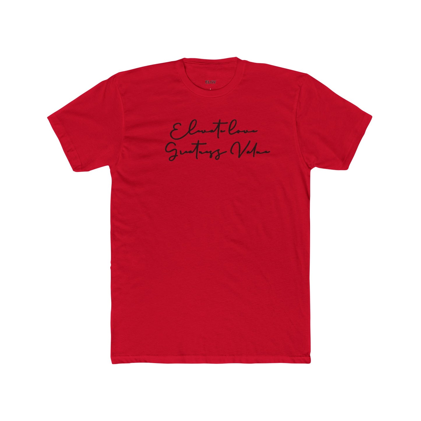 “Written message of purpose” tee