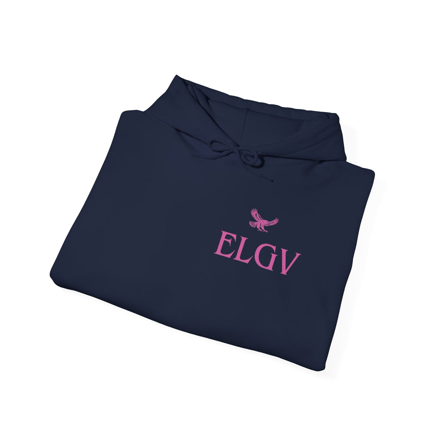 “Side ELGV logo pink” hoodie