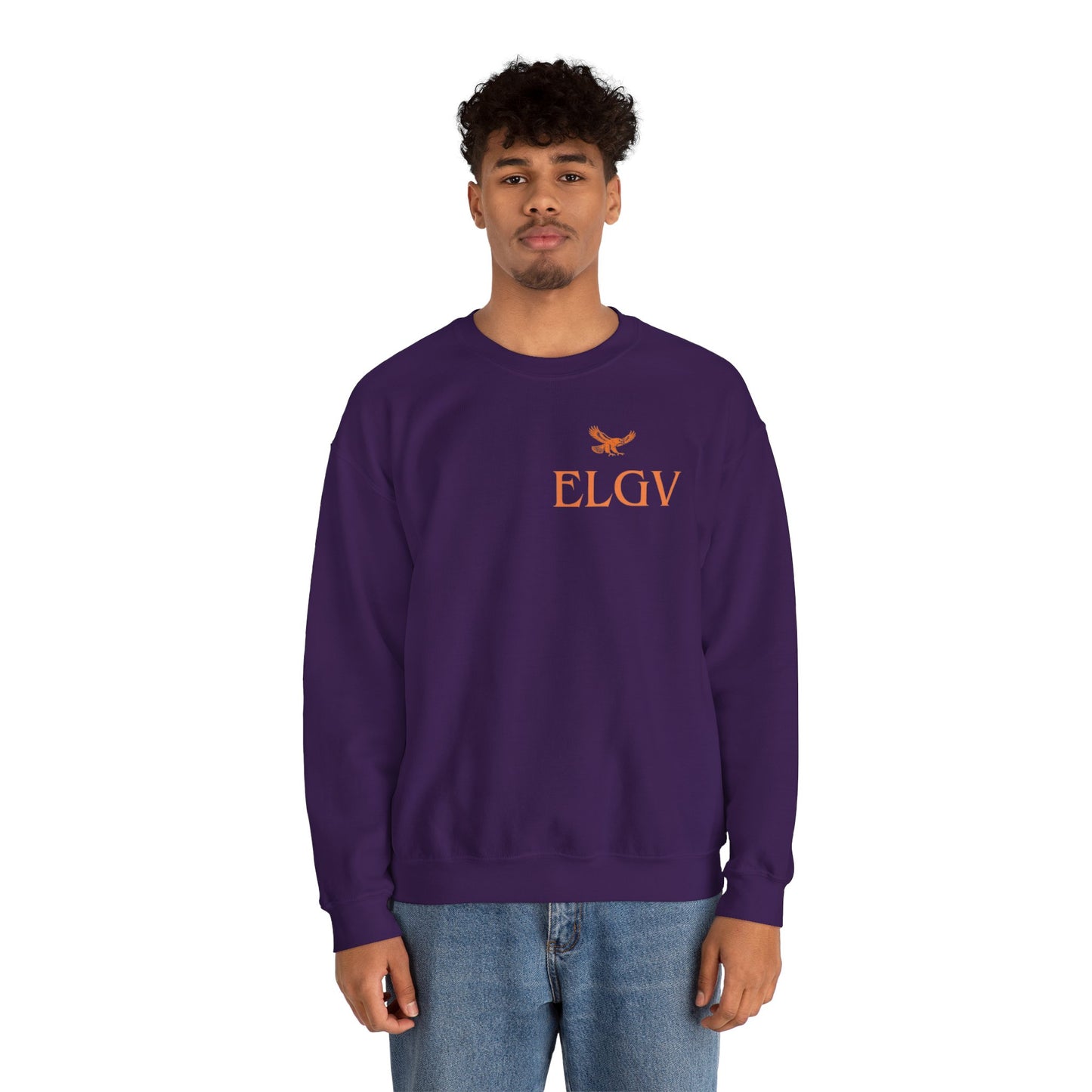 “Side ELGV logo orange” sweatshirt