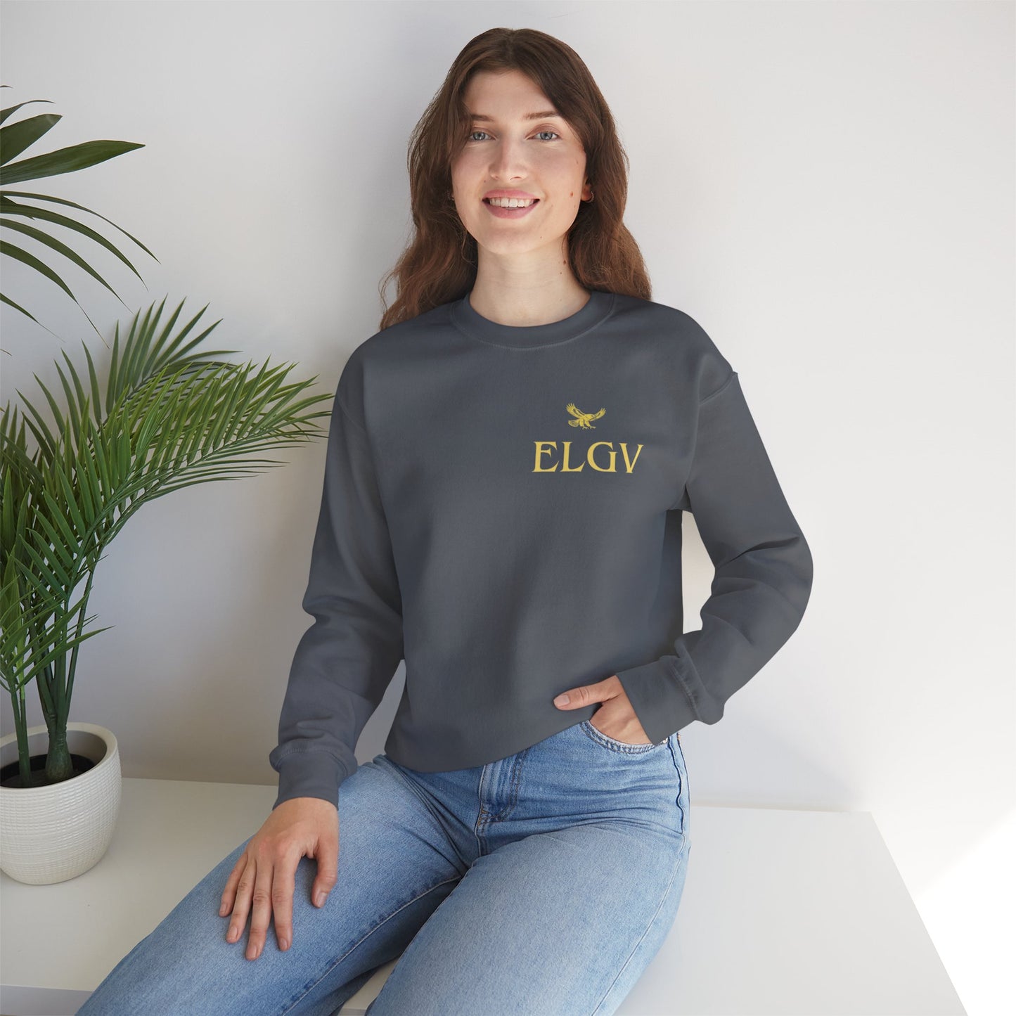 “Side ELGV logo yellow” sweatshirt