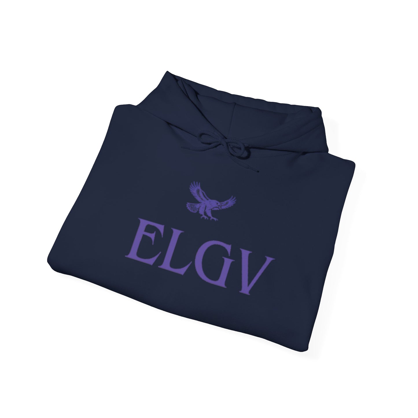 “Center ELGV logo purple” sweatshirt