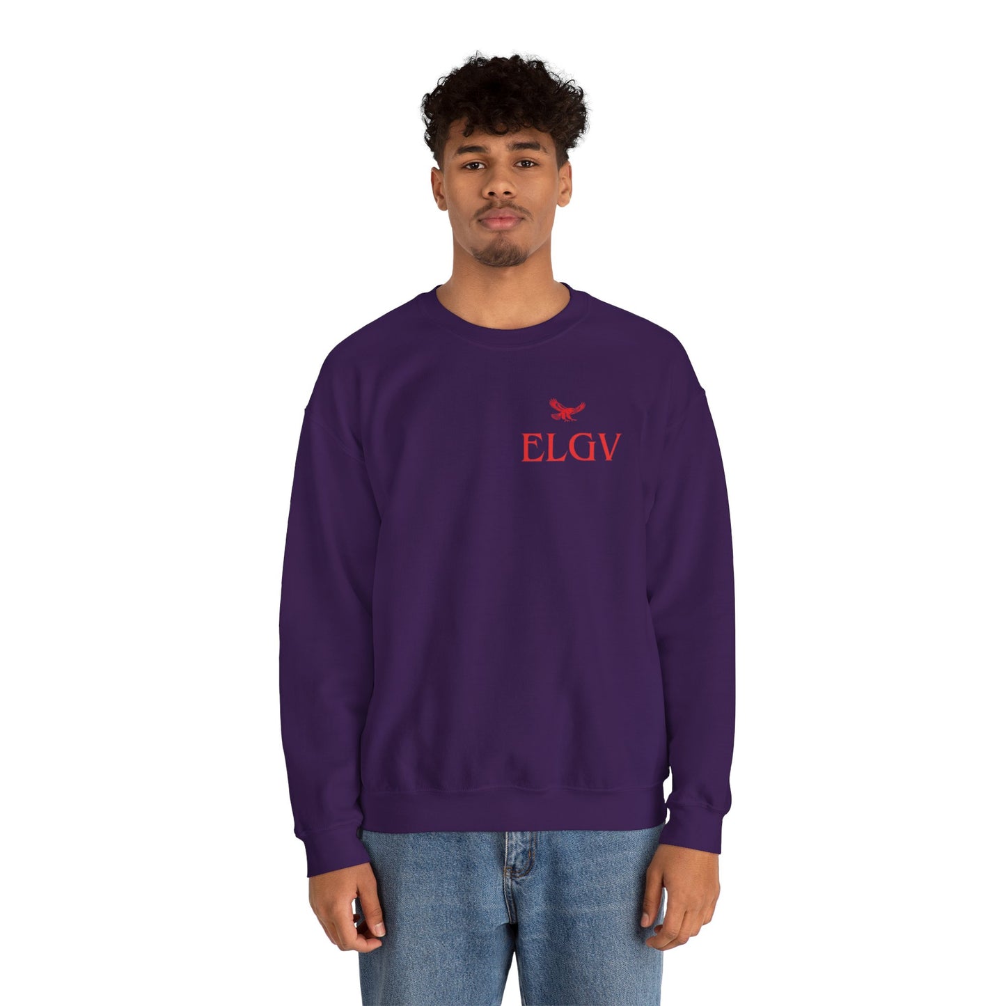 “Side ELGV logo red” sweatshirt