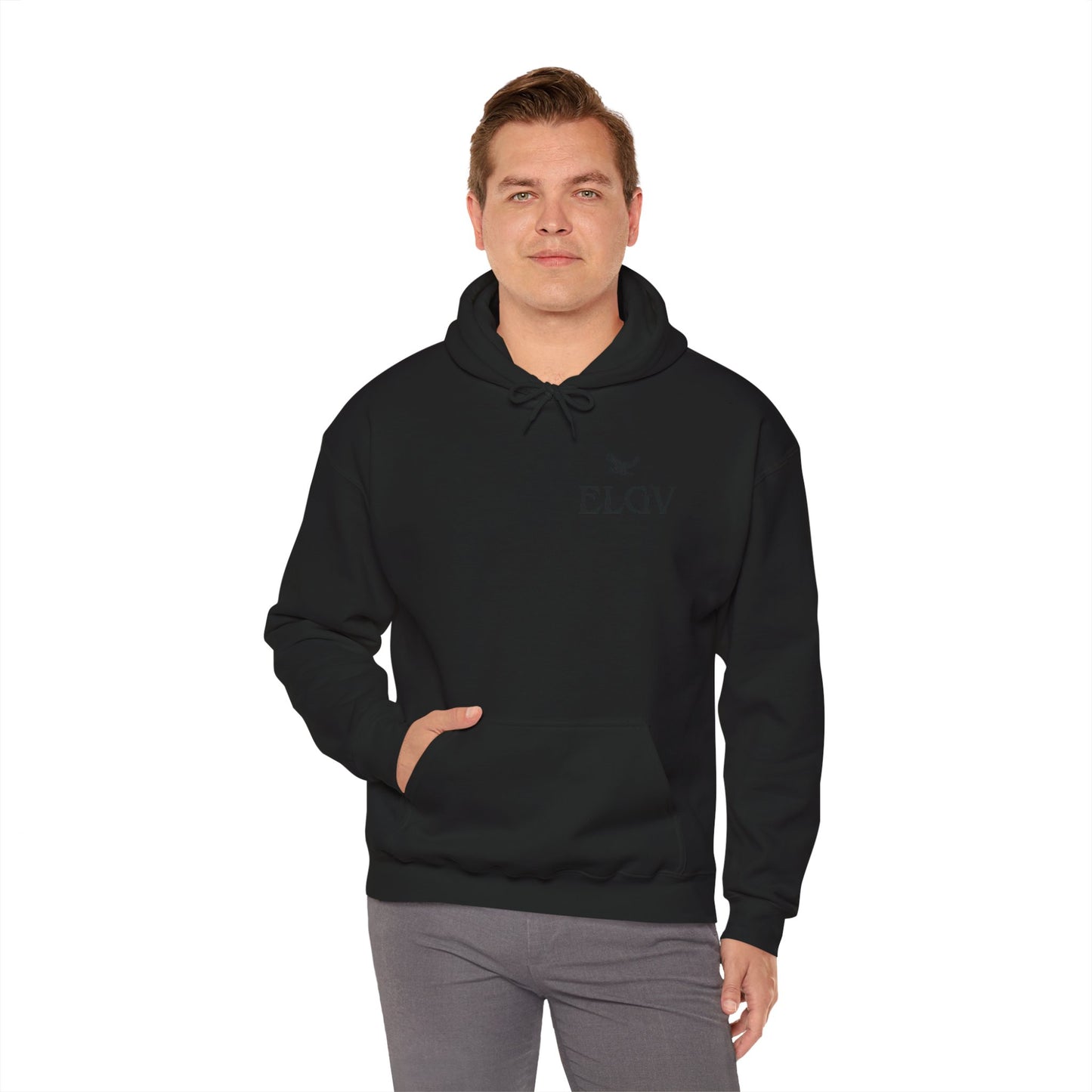 “Side ELGV logo blk” hoodie