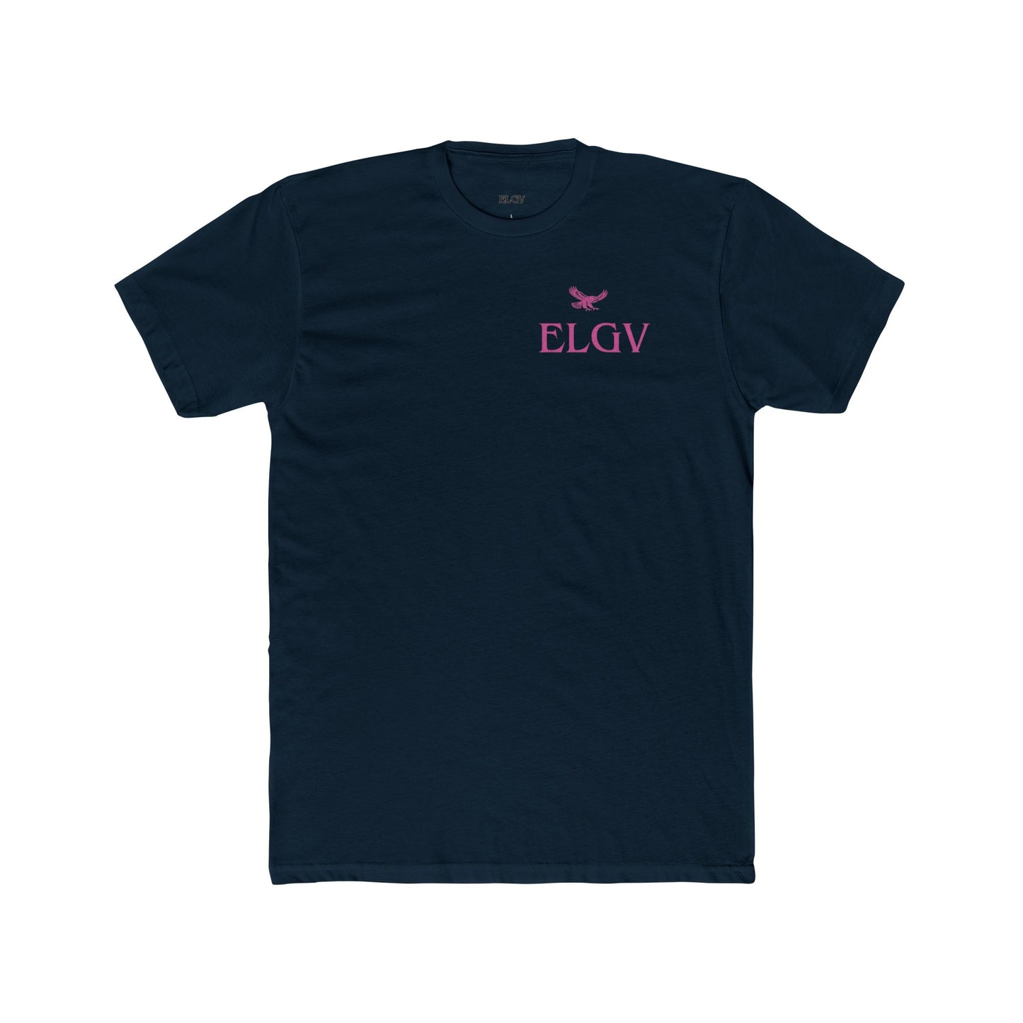 “Side ELGV logo pink” tee