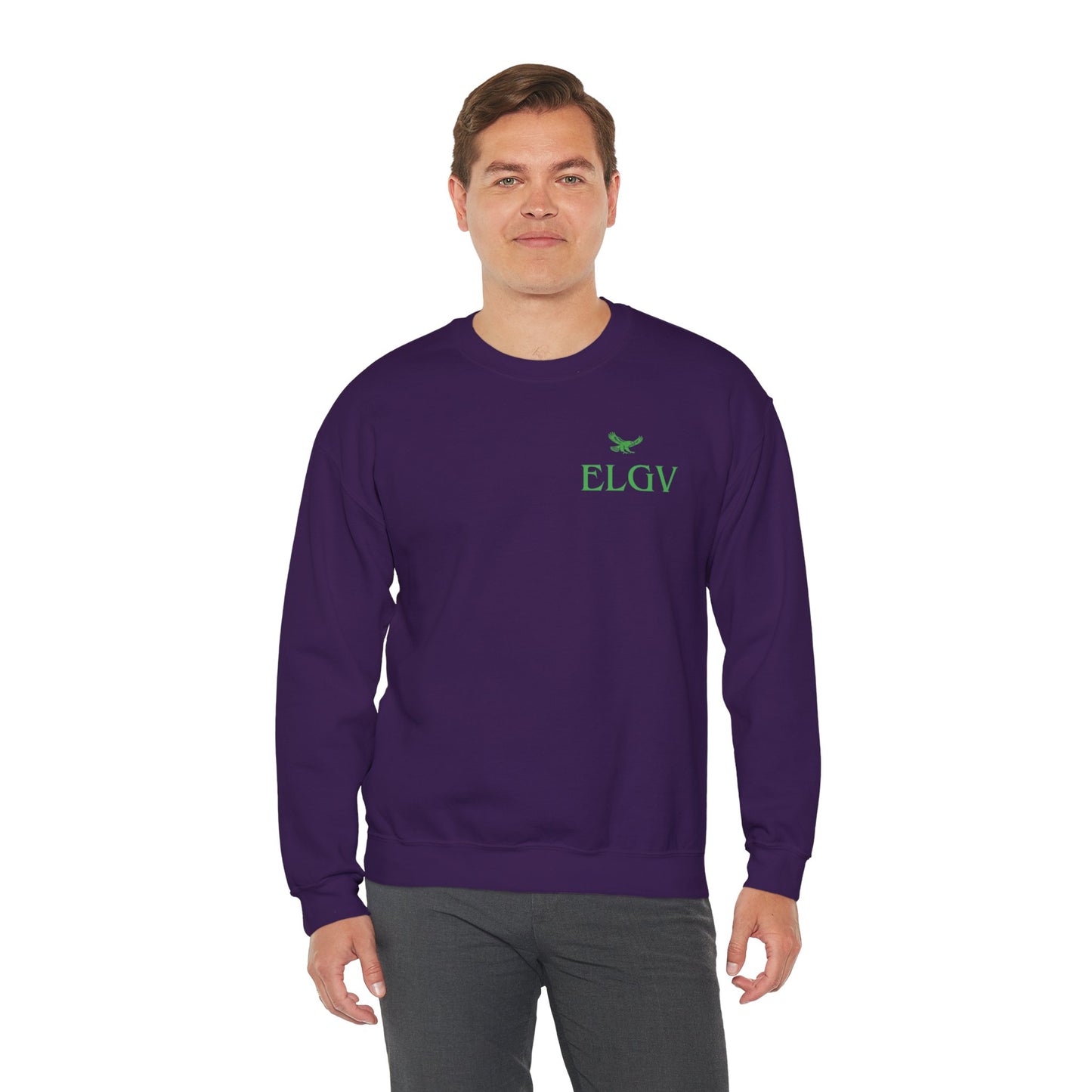 “Side ELGV logo green” sweatshirt