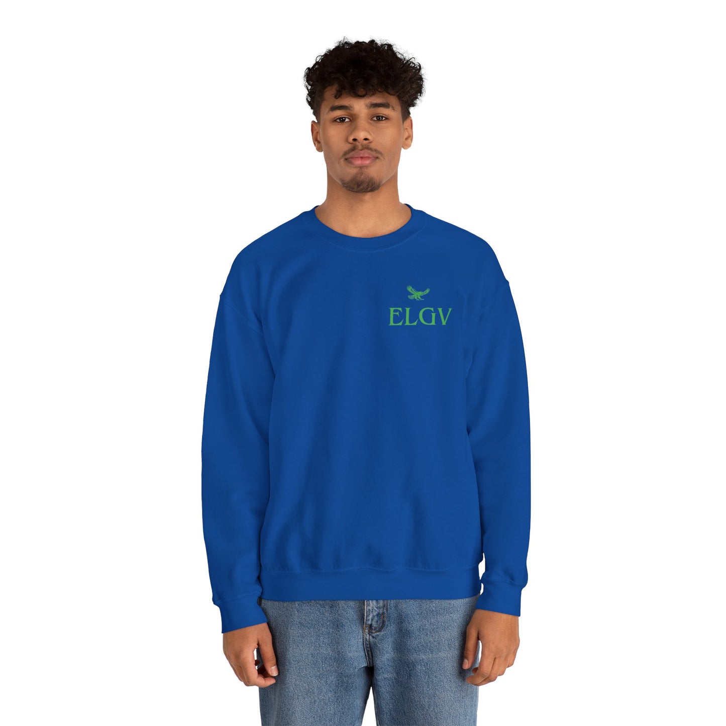 “Side ELGV logo green” sweatshirt