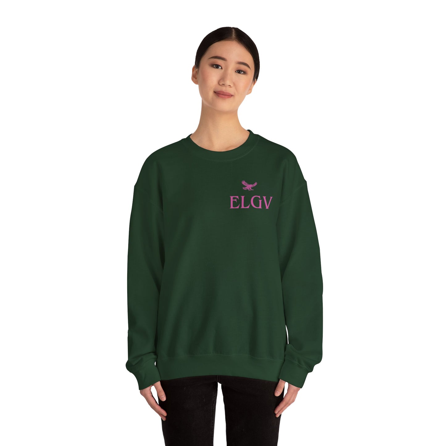 “Side ELGV logo pink” sweatshirt