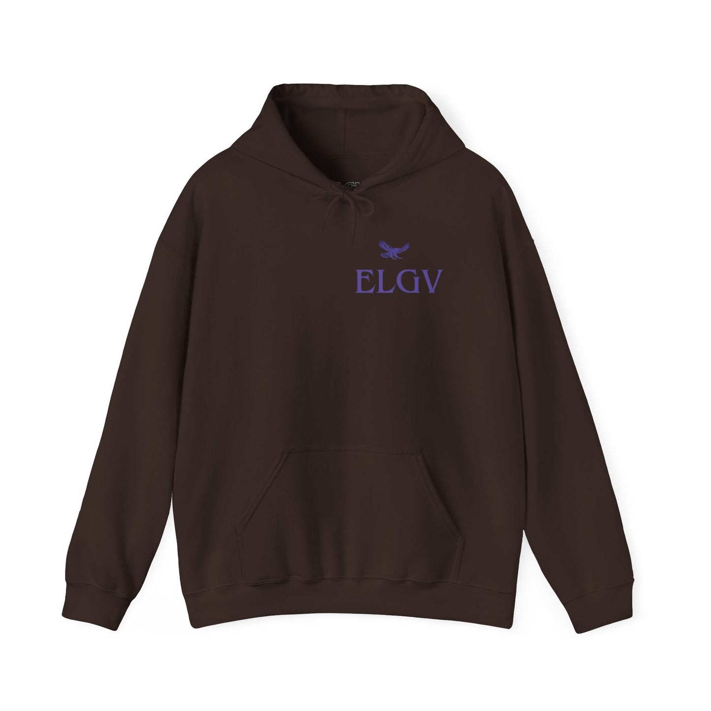 “Side ELGV logo prple” hoodie
