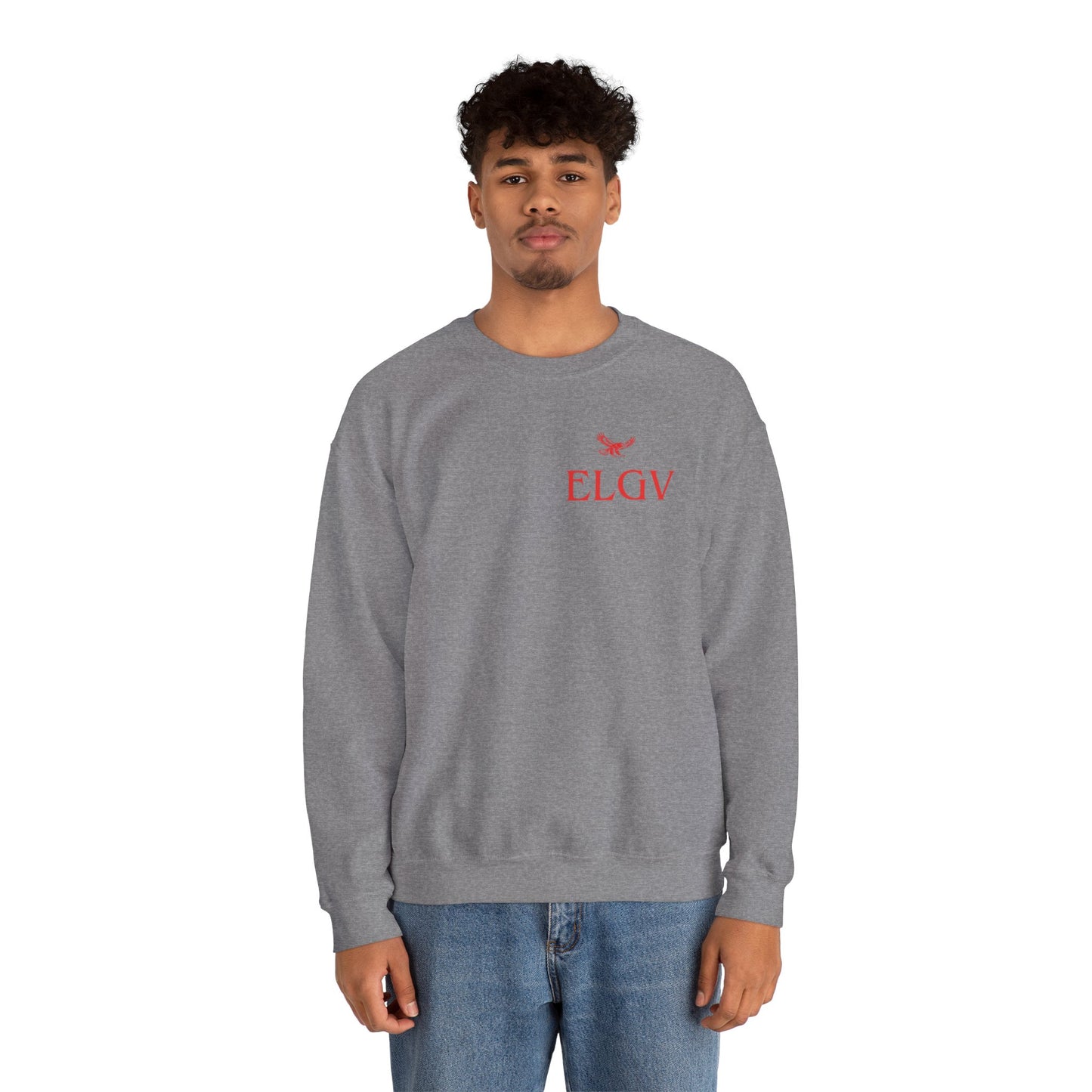 “Side ELGV logo red” sweatshirt