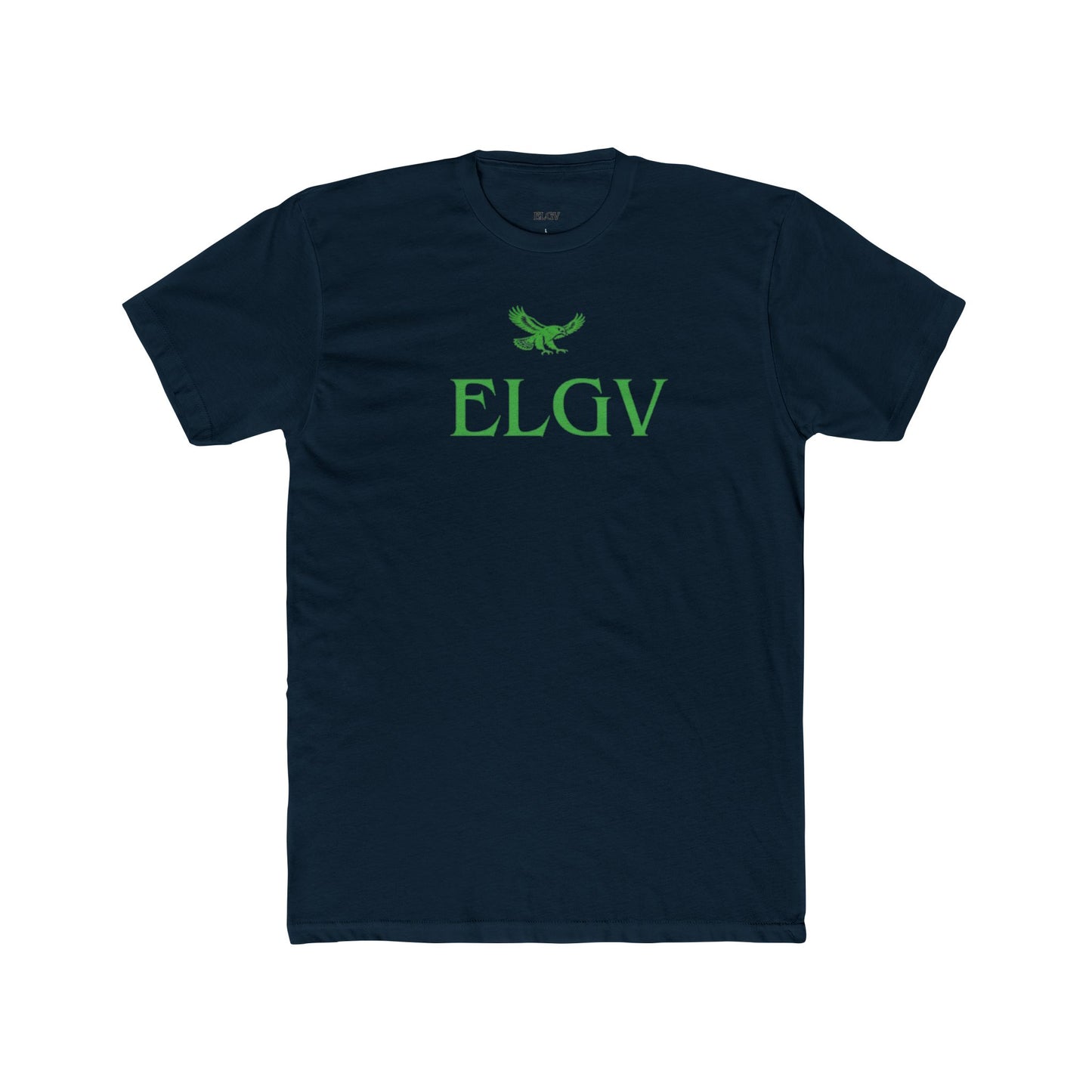 “Center ELGV logo green” tee