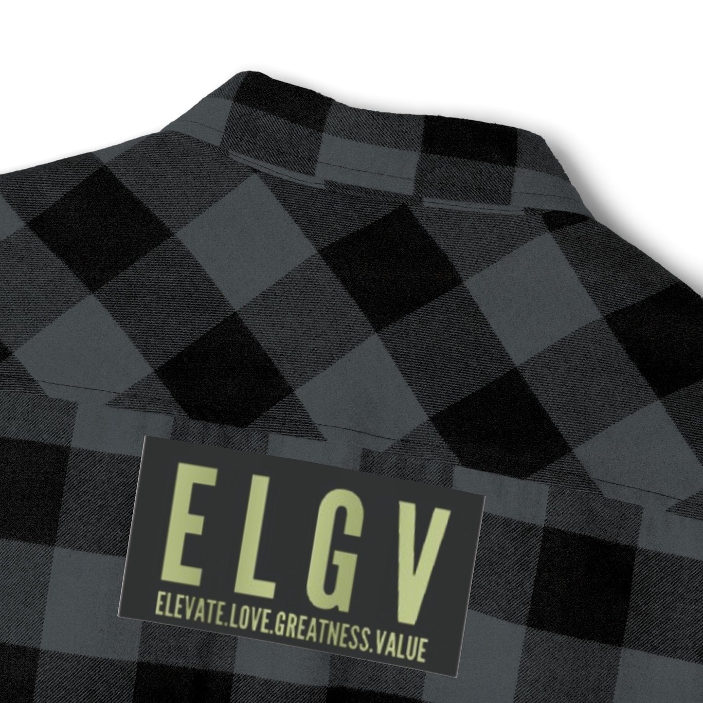 “Iron path olive” flannel