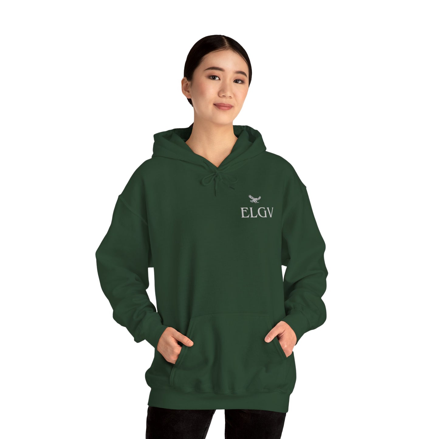“Side ELGV logo gry” hoodie