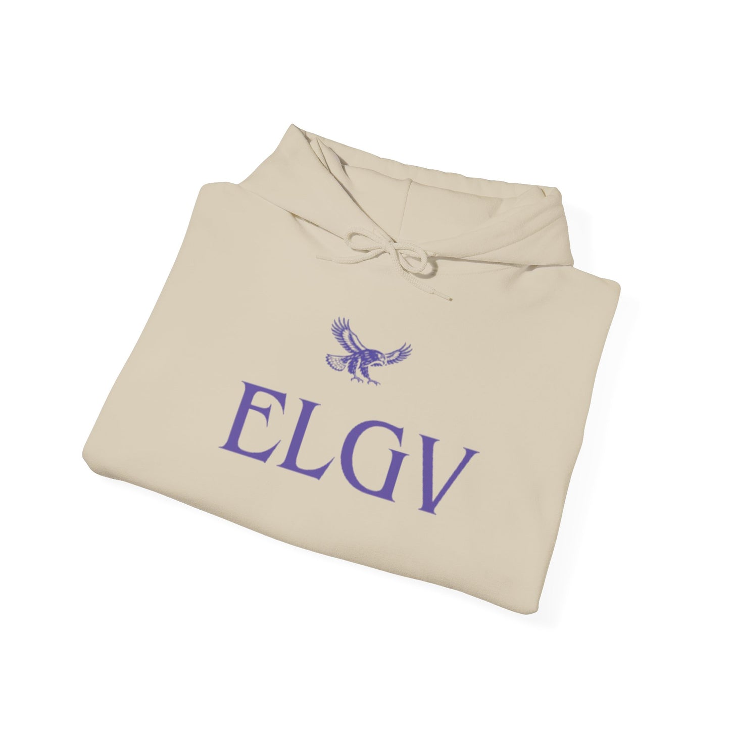 “Center ELGV logo purple” sweatshirt