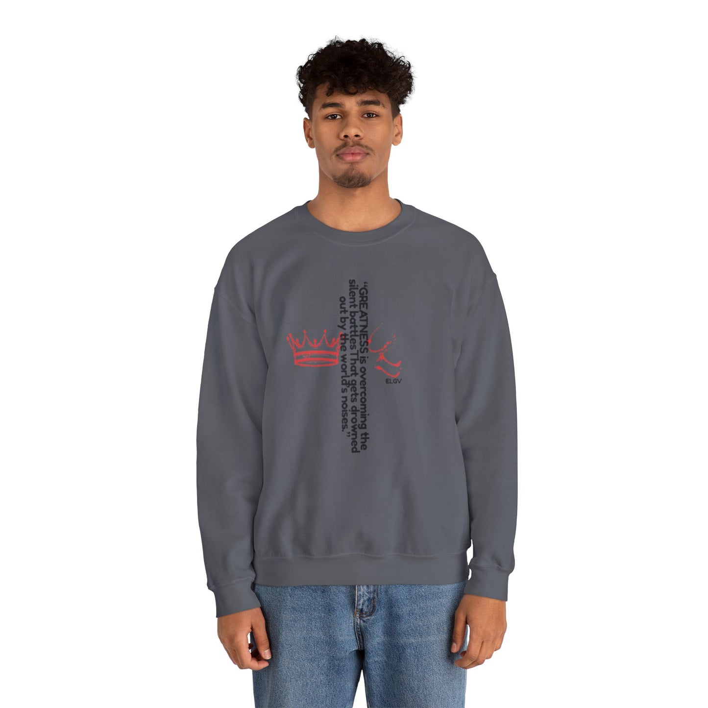 “Silent battles, greater strength” sweatshirt