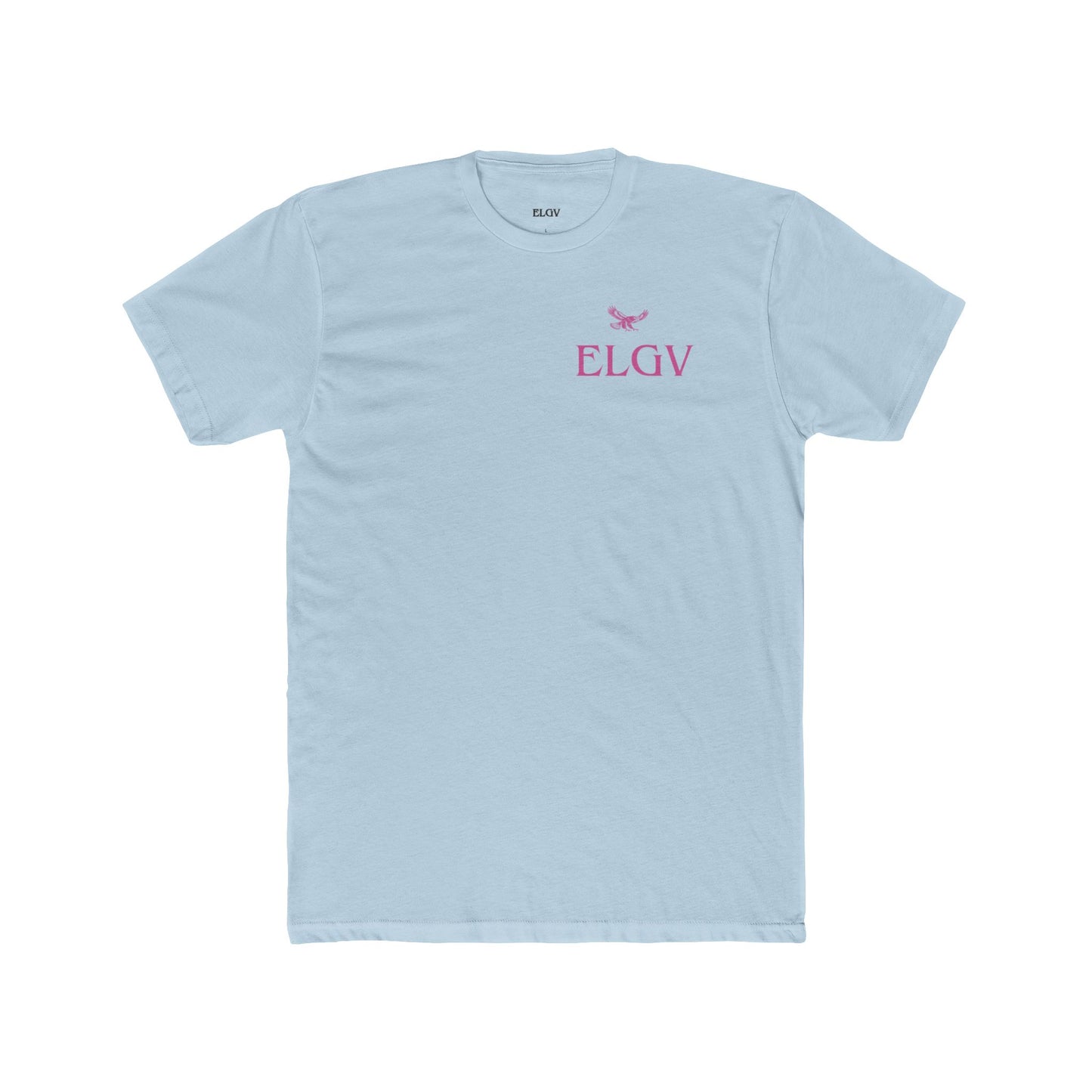 “Side ELGV logo pink” tee