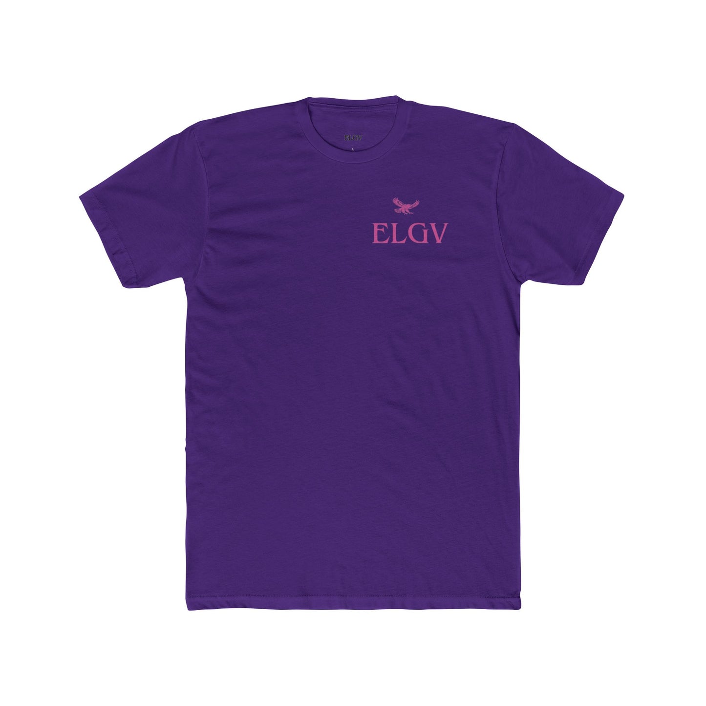 “Side ELGV logo pink” tee