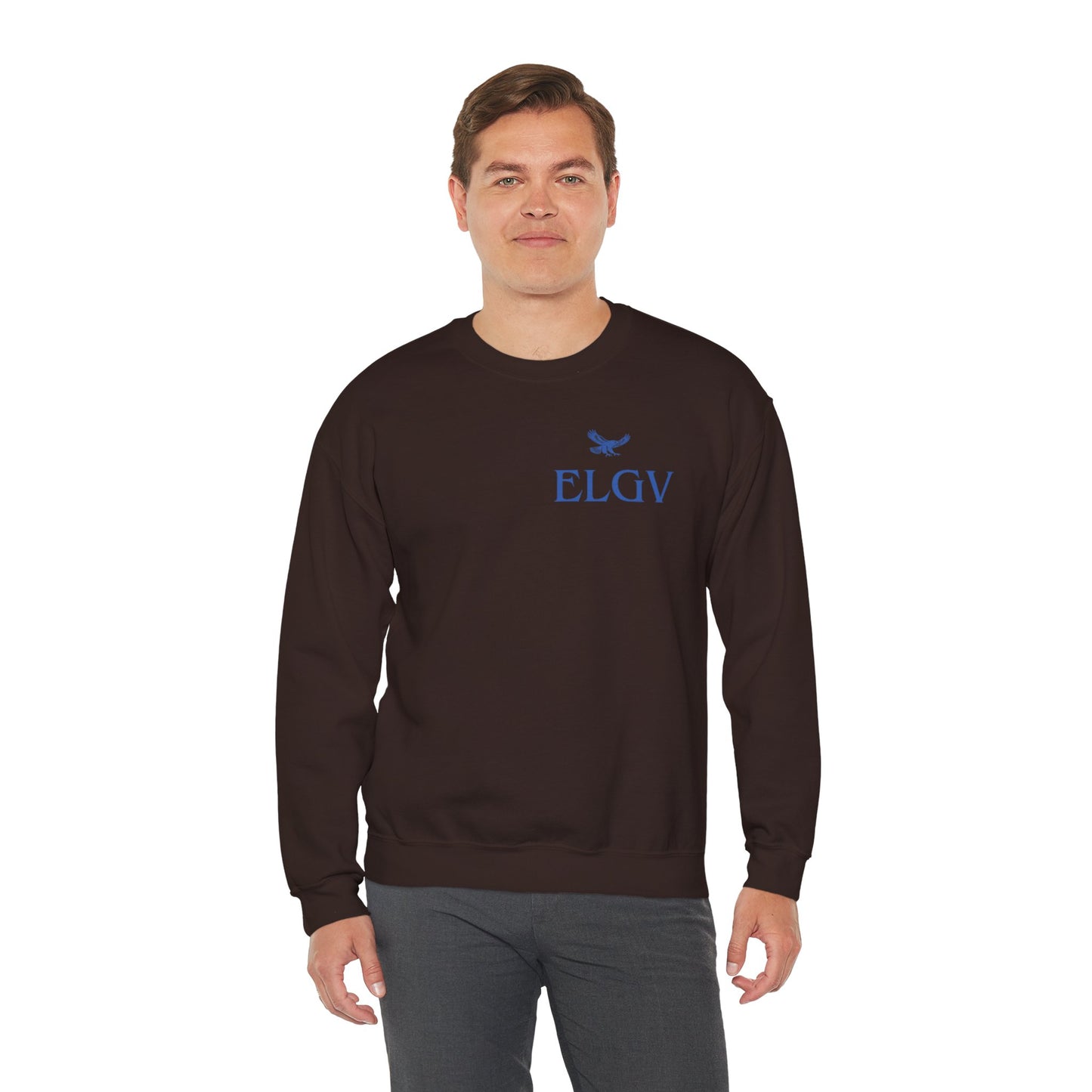 “Side ELGV logo blue” sweatshirt