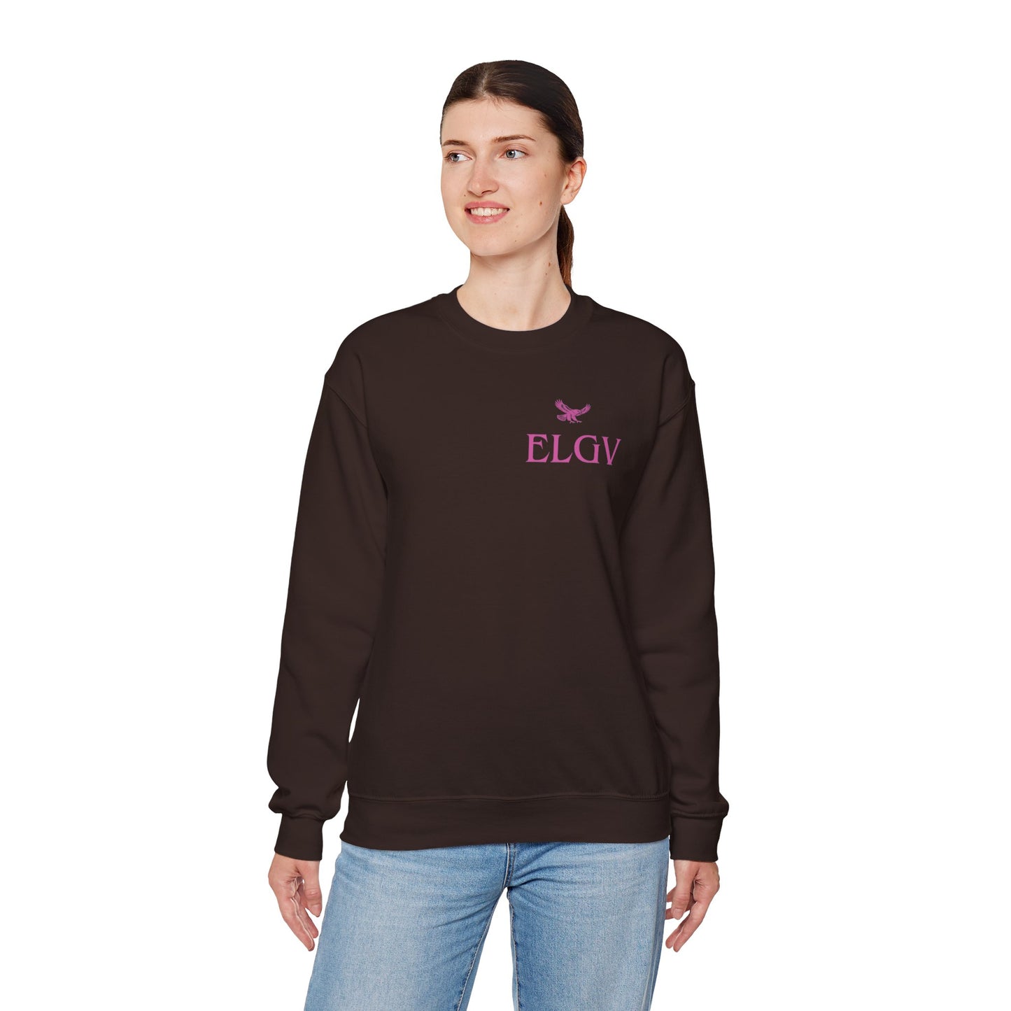 “Side ELGV logo pink” sweatshirt