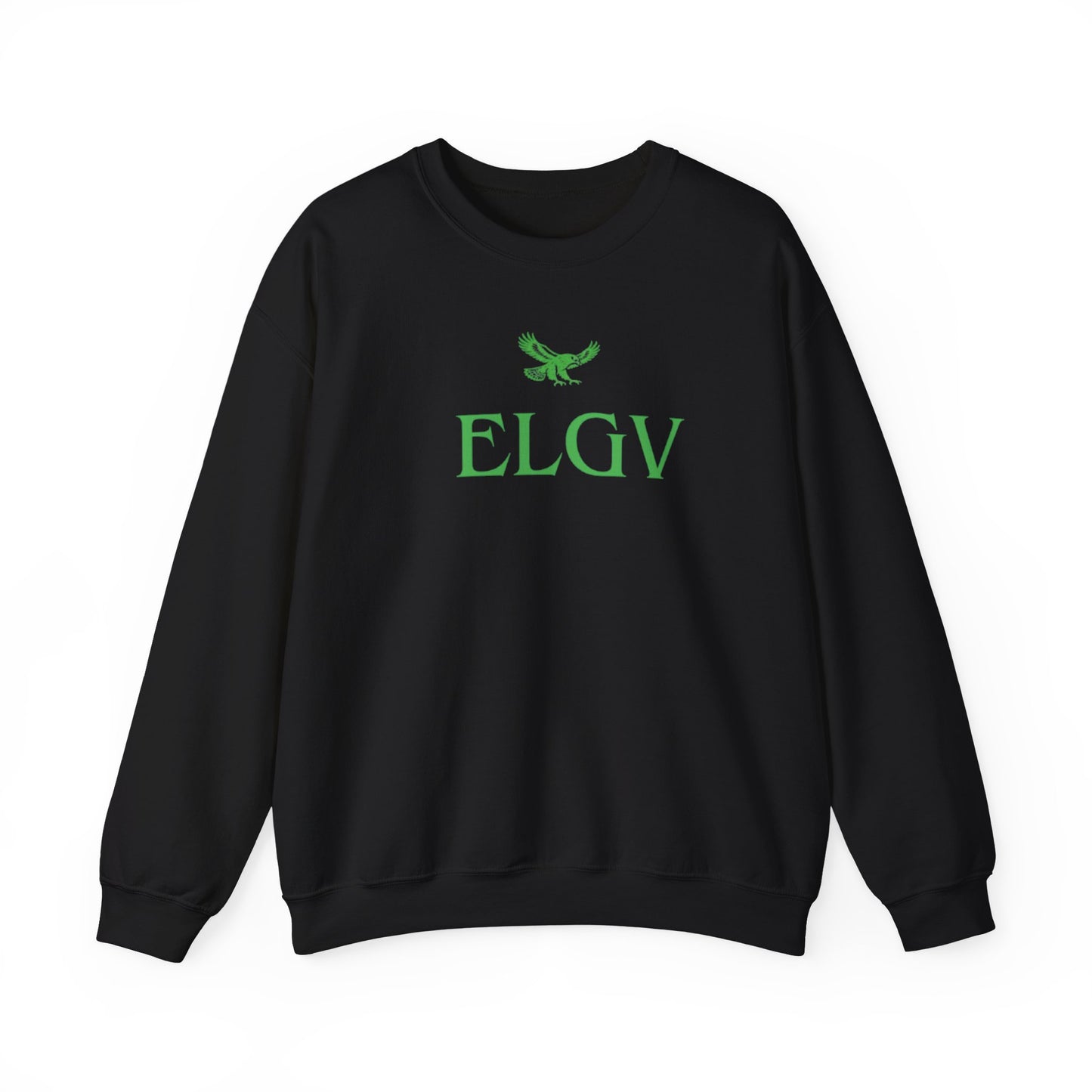 “Center ELGV logo green” sweatshirt