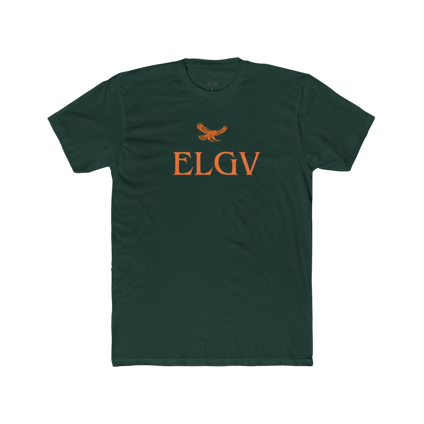 “Center ELGV logo orange” tee