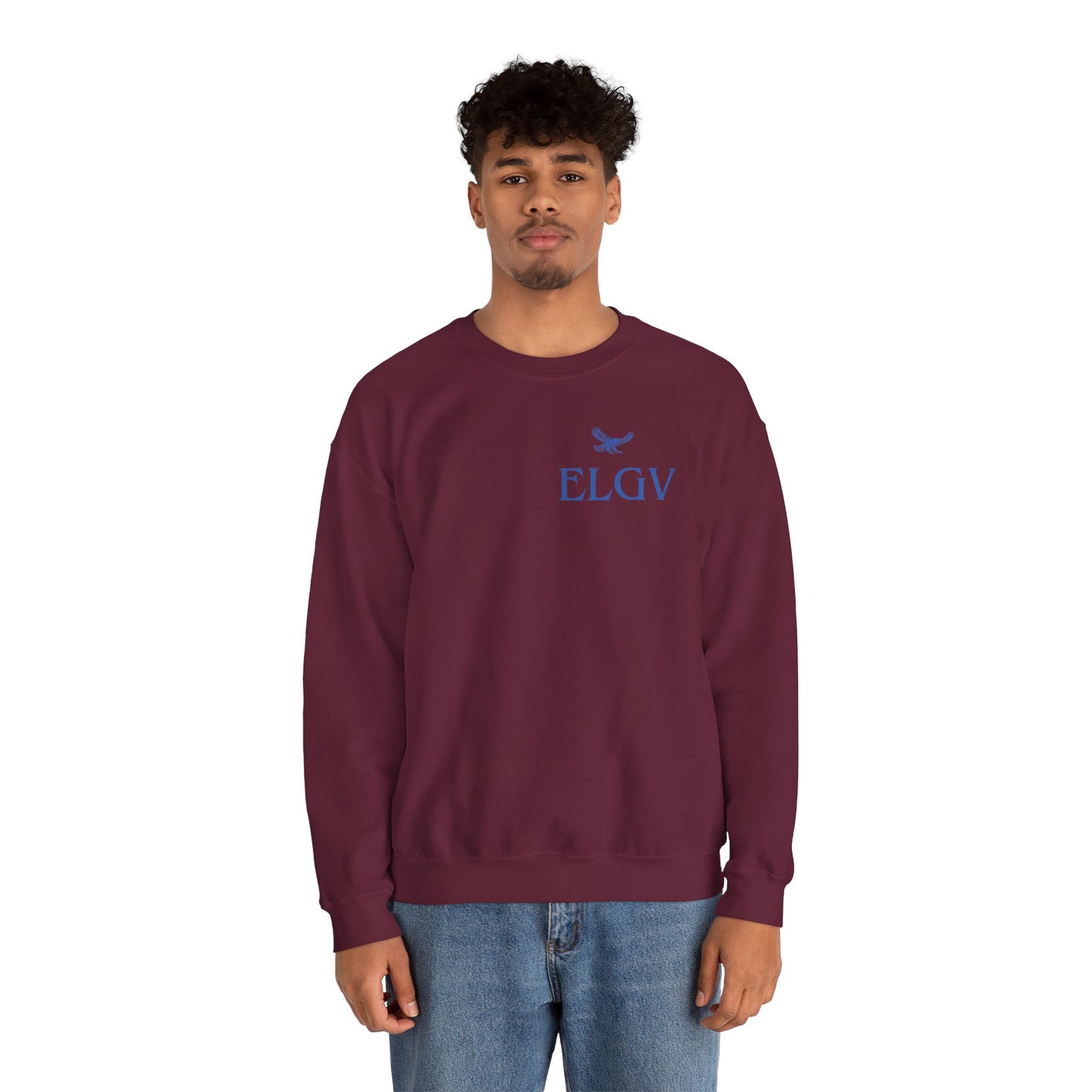 “Side ELGV logo blue” sweatshirt