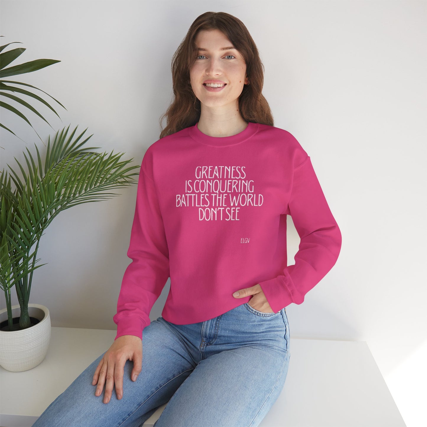 “Conquering battles” sweatshirt