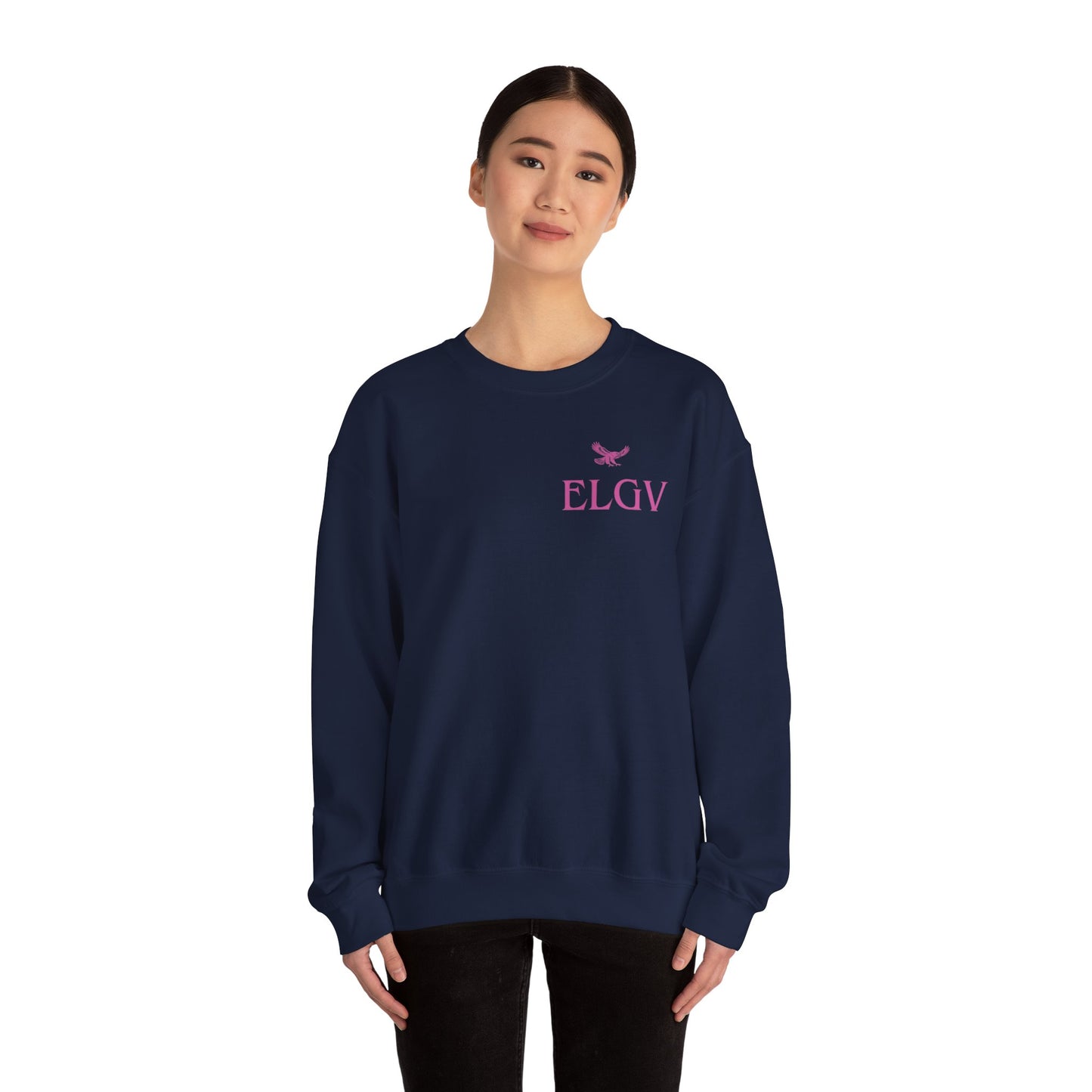 “Side ELGV logo pink” sweatshirt