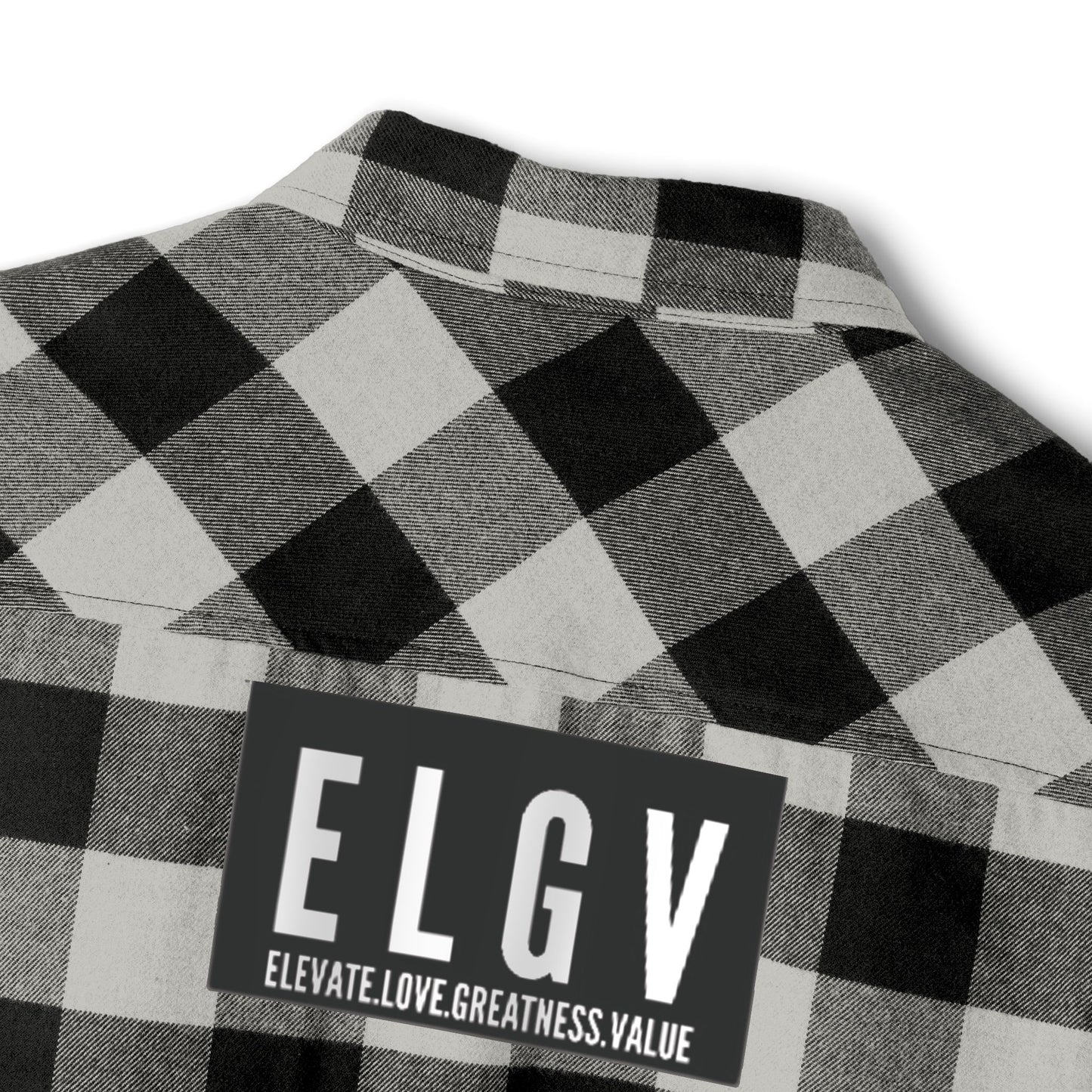 “Iron path white” flannel