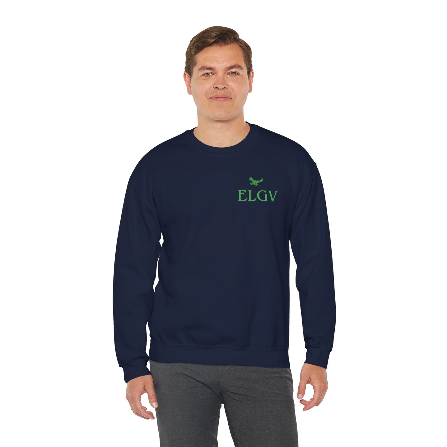 “Side ELGV logo green” sweatshirt