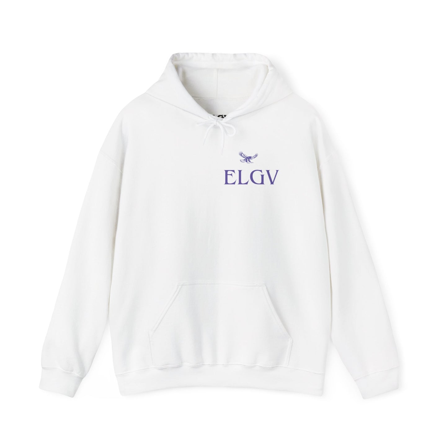 “Side ELGV logo prple” hoodie