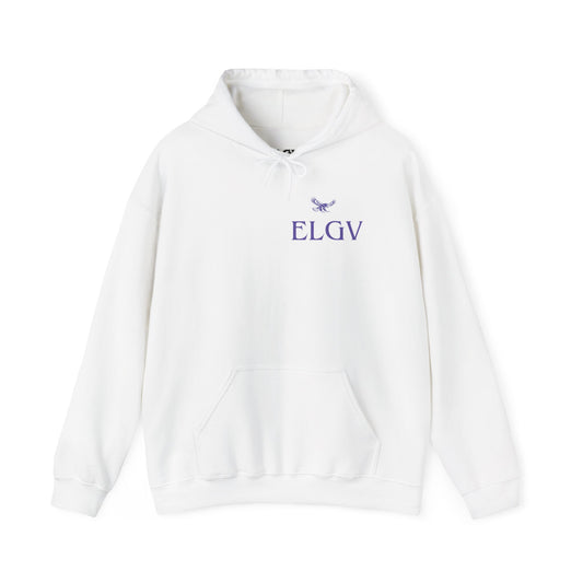 “Side ELGV logo prple” hoodie