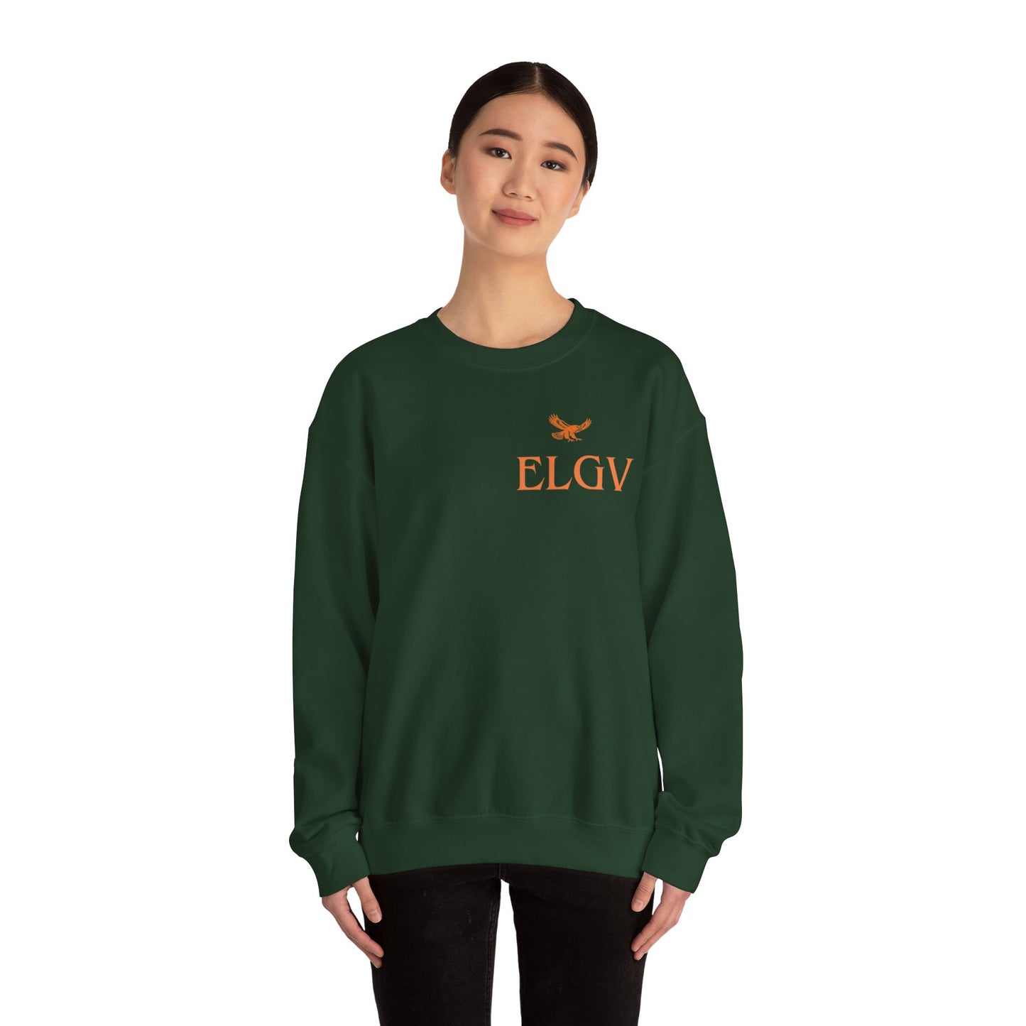“Side ELGV logo orange” sweatshirt