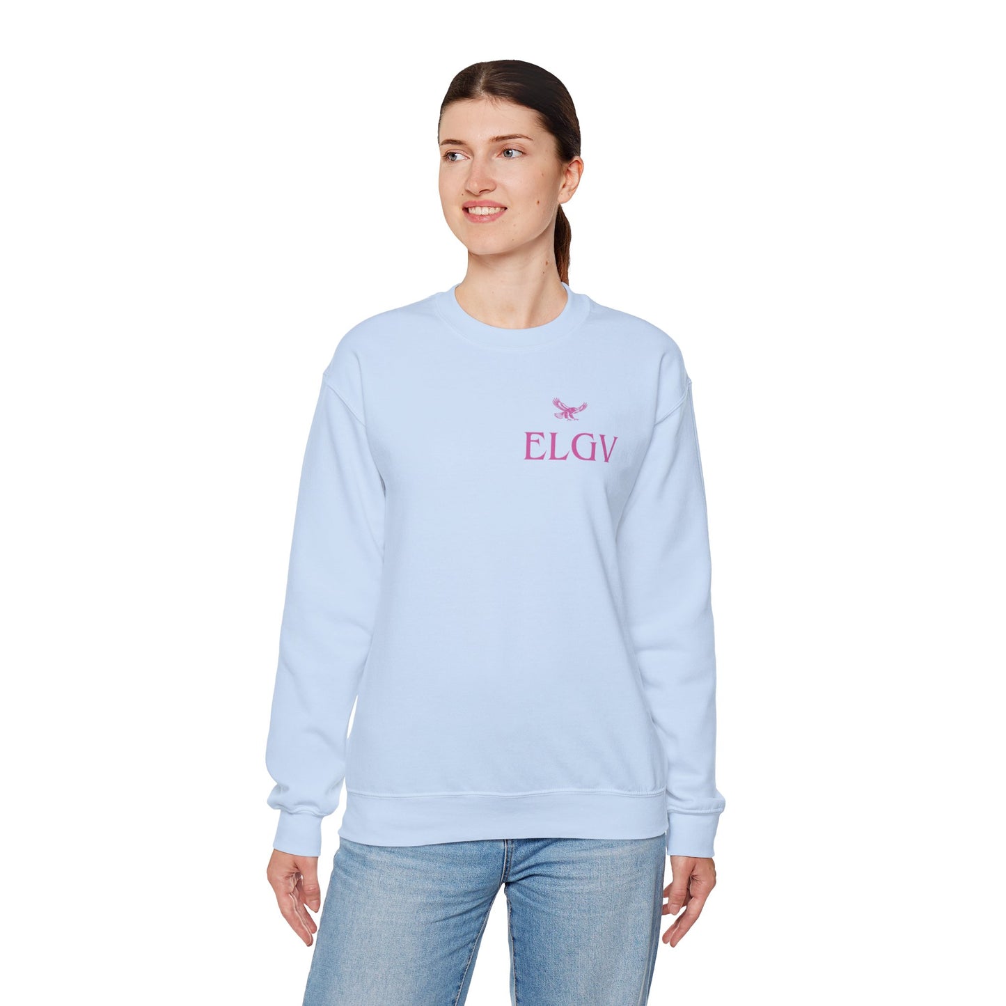 “Side ELGV logo pink” sweatshirt