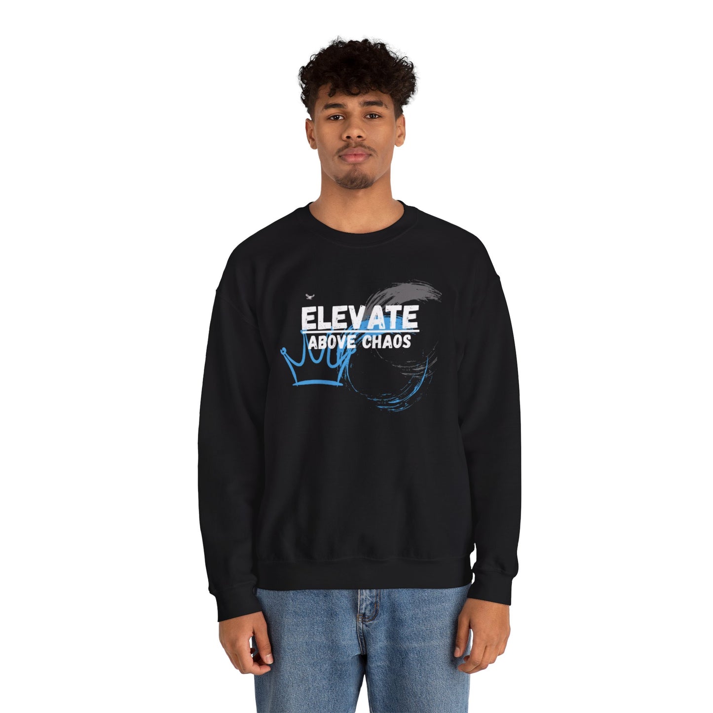 “Elevate above chaos” sweatshirt