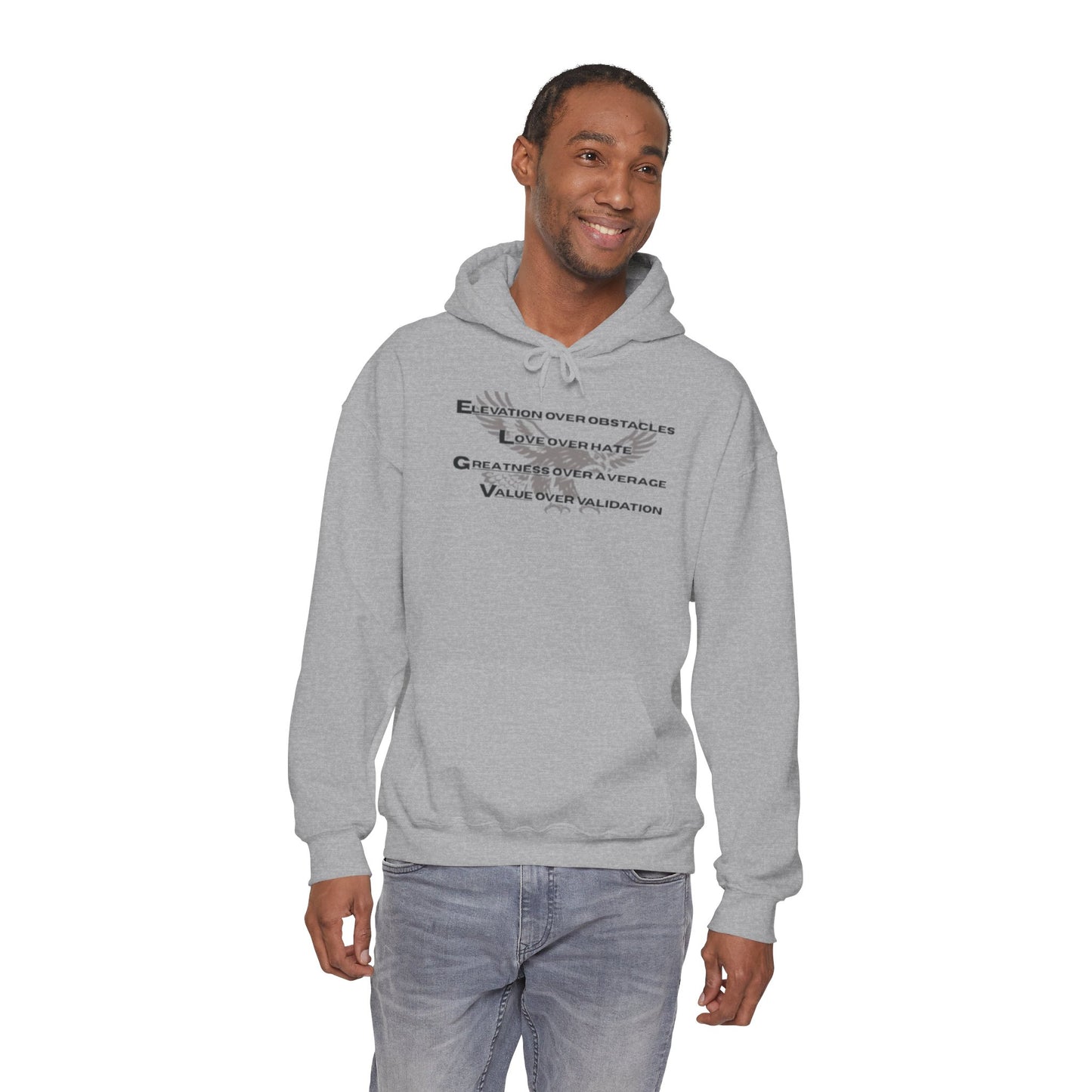 “Above it all” hoodie