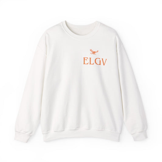 “Side ELGV logo orange” sweatshirt