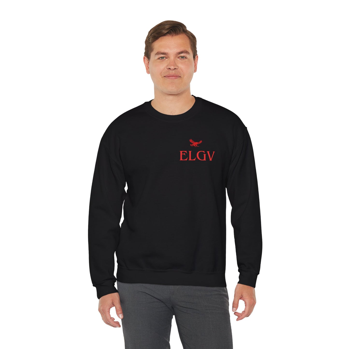 “Side ELGV logo red” sweatshirt
