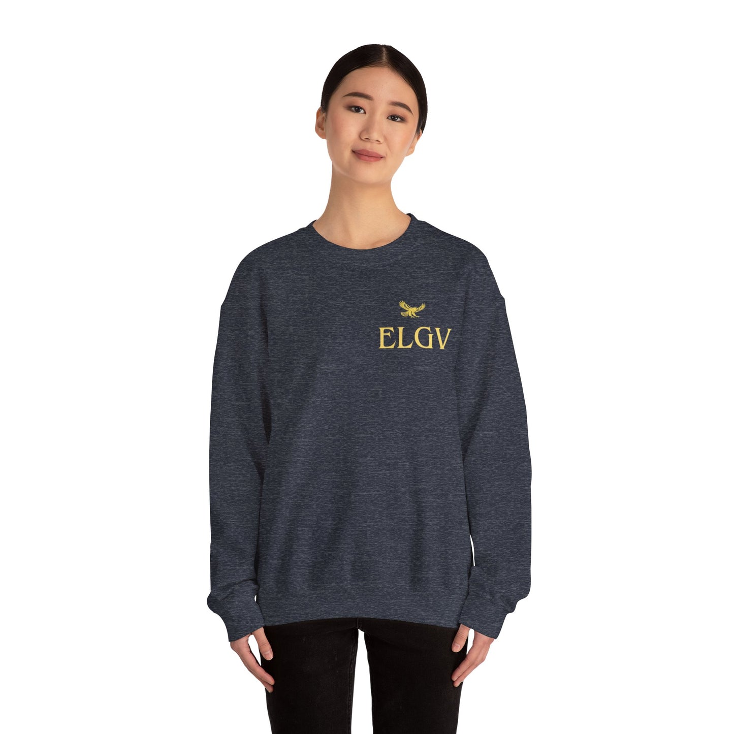 “Side ELGV logo yellow” sweatshirt