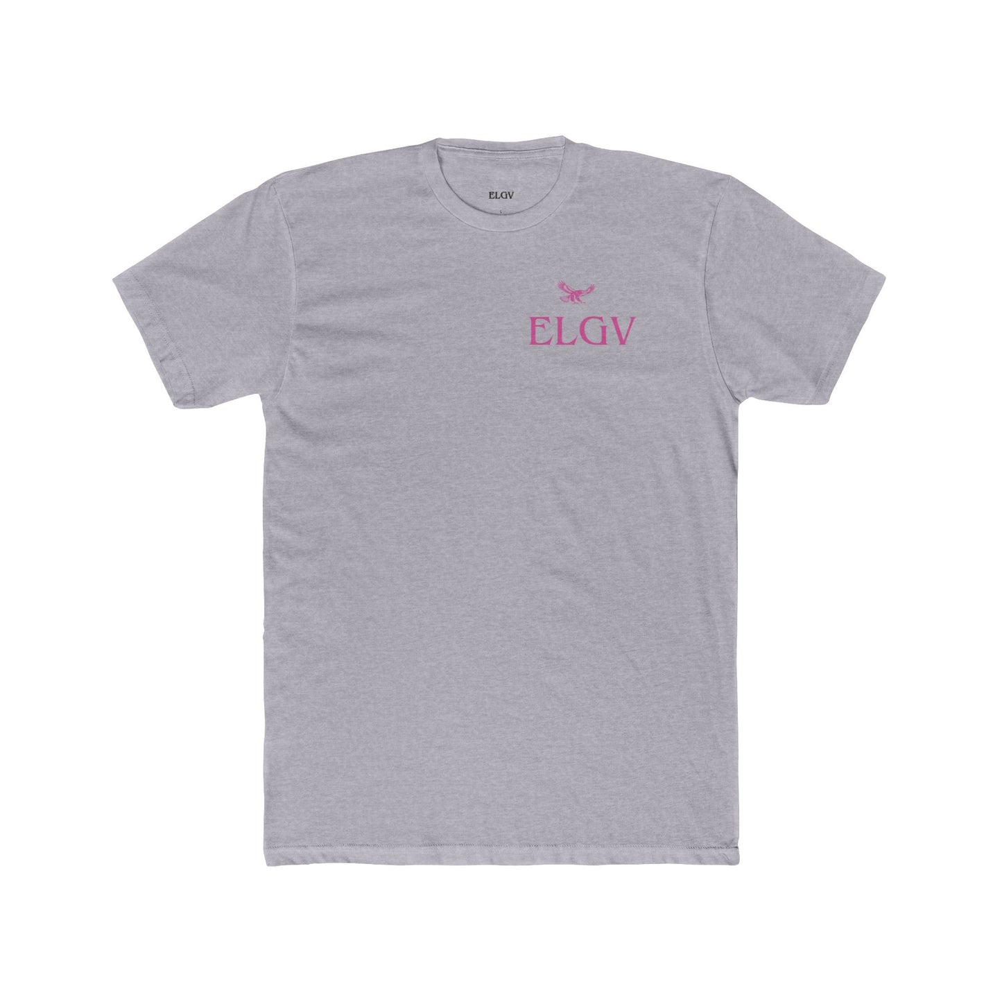 “Side ELGV logo pink” tee