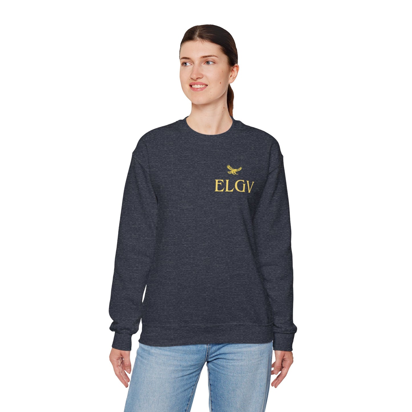 “Side ELGV logo yellow” sweatshirt