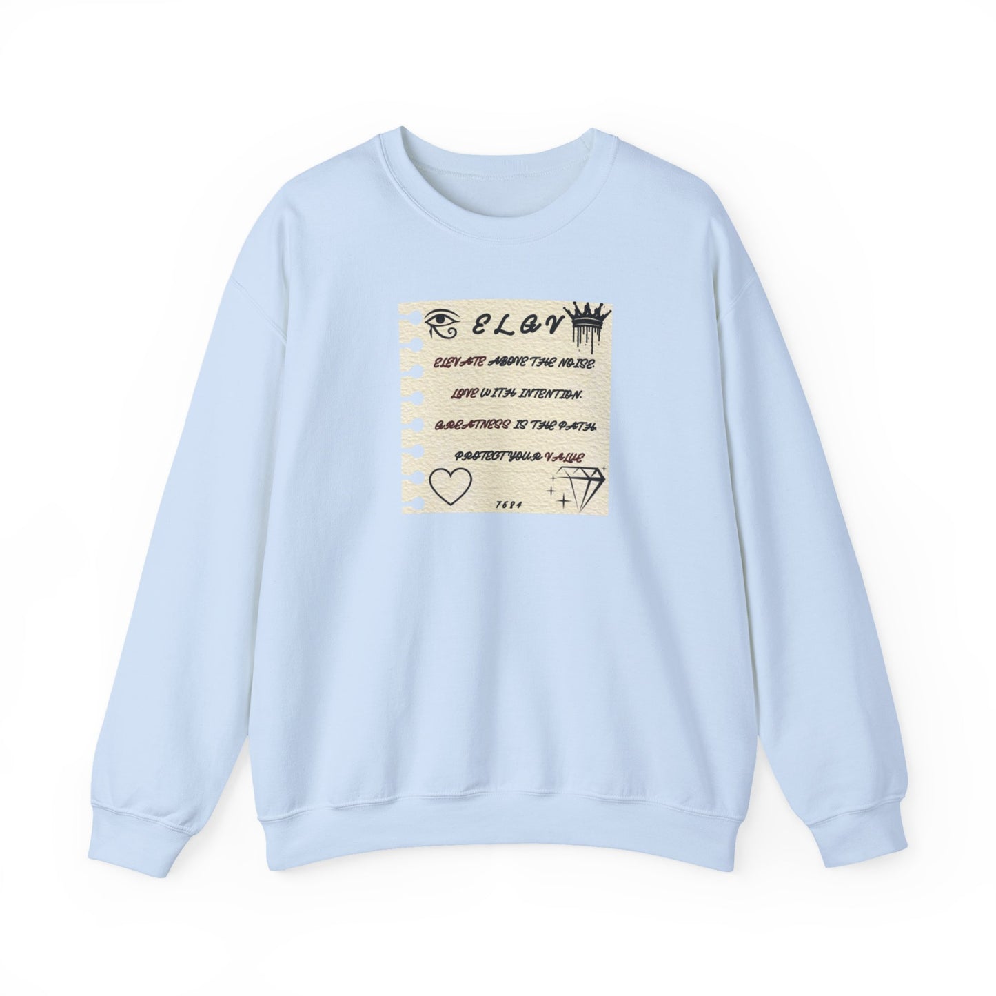 “Message of purpose, next level” sweatshirt