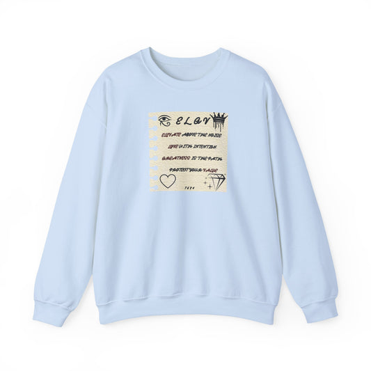 “Message of purpose, next level” sweatshirt