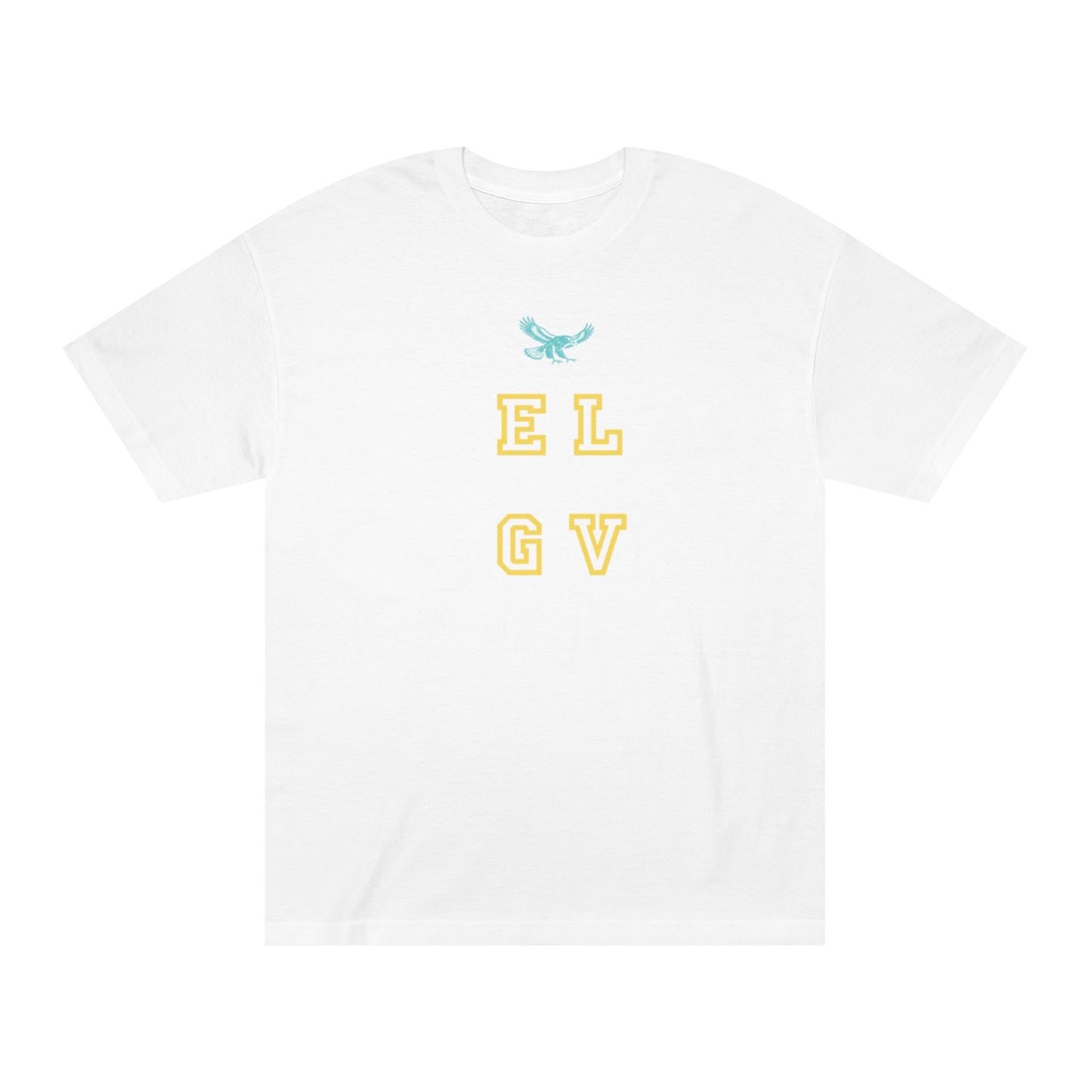 “Neon vibes yellow/teal” tee