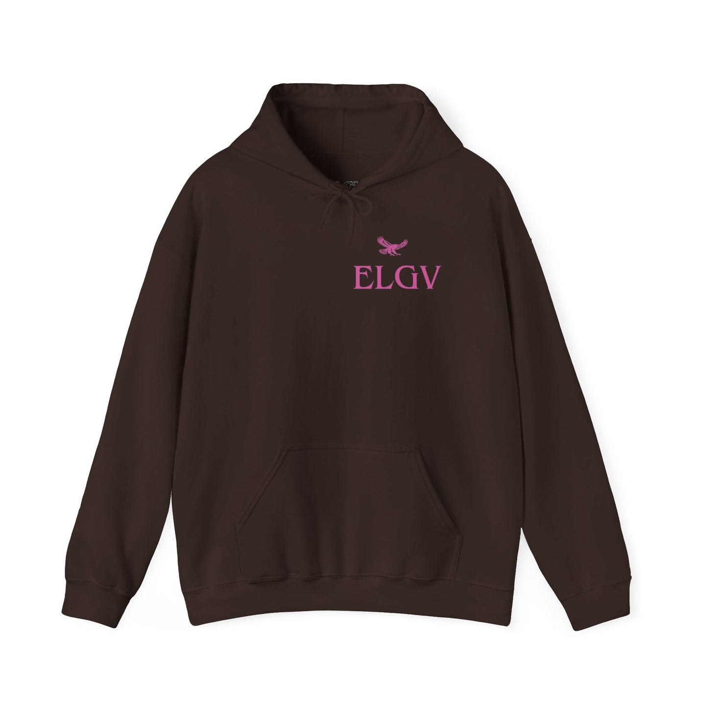 “Side ELGV logo pink” hoodie