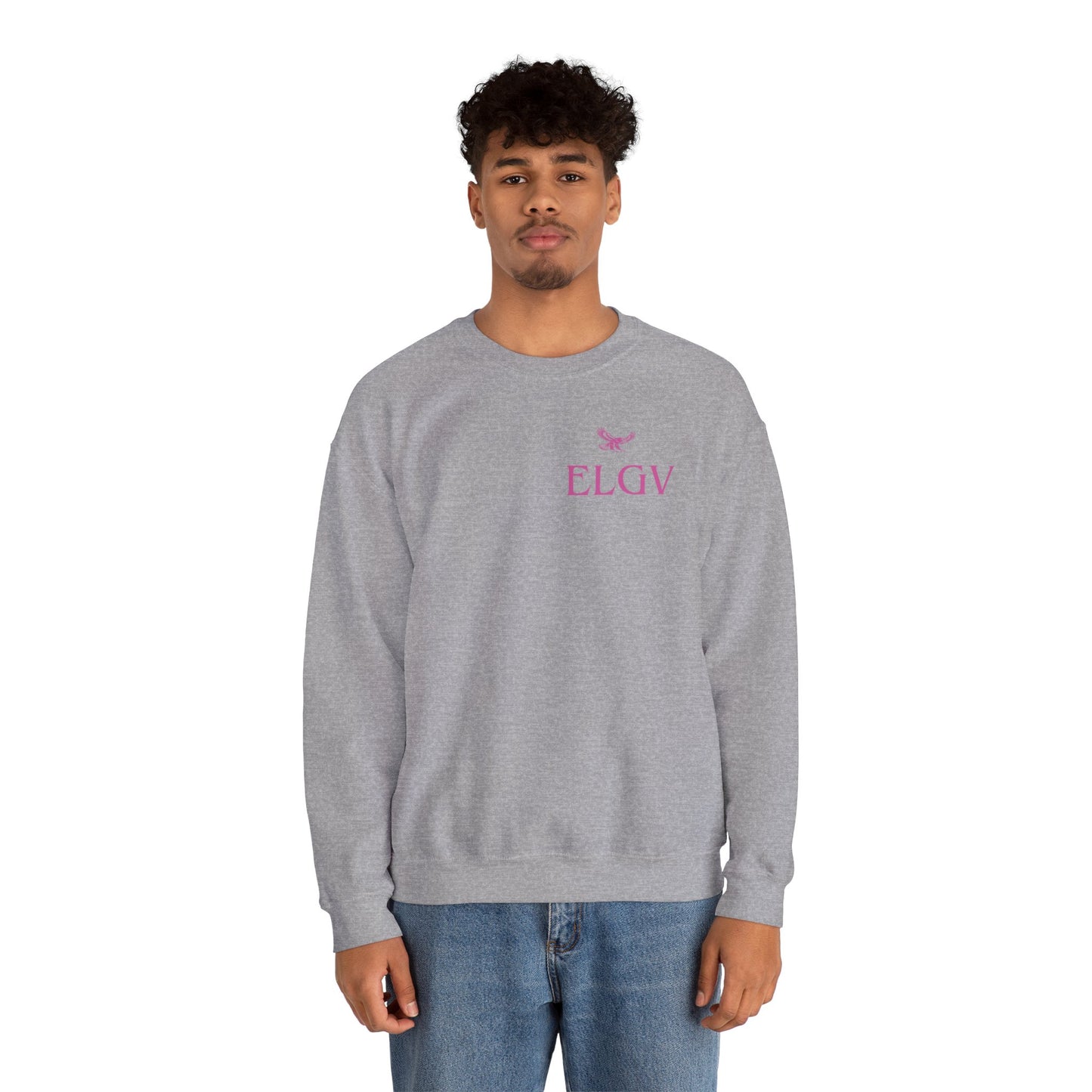 “Side ELGV logo pink” sweatshirt