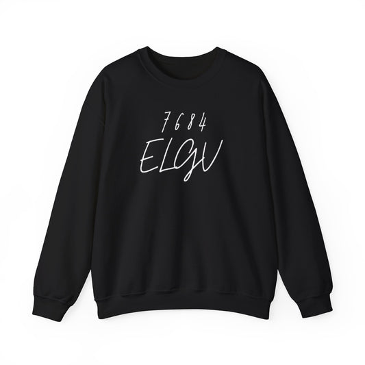 “Signature of purpose,7684” sweatshirt